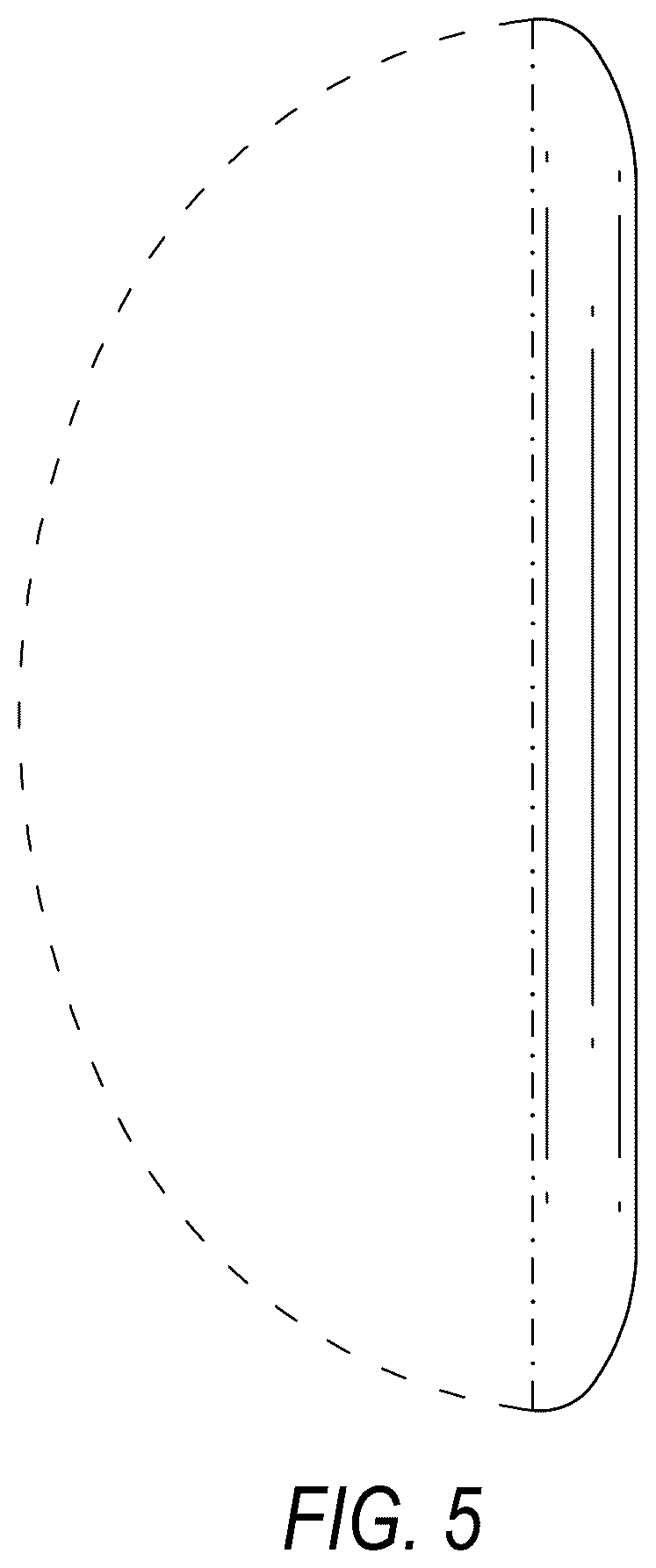 Patent USD1076095 Figure 5 – Breast implant enhancement device
