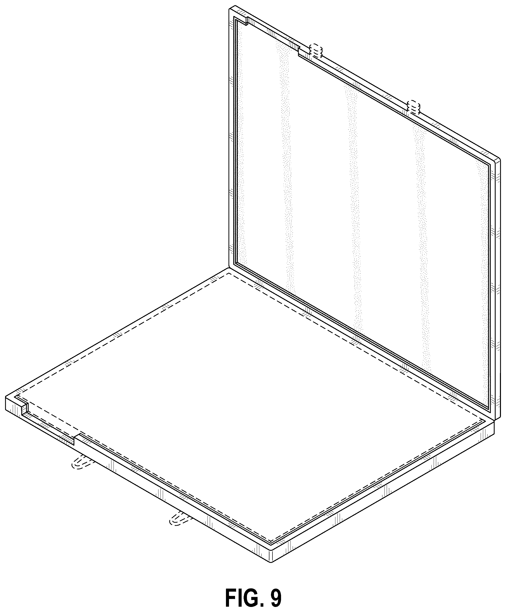Patent USD1076096 Figure 6 – Radiographic detector holder