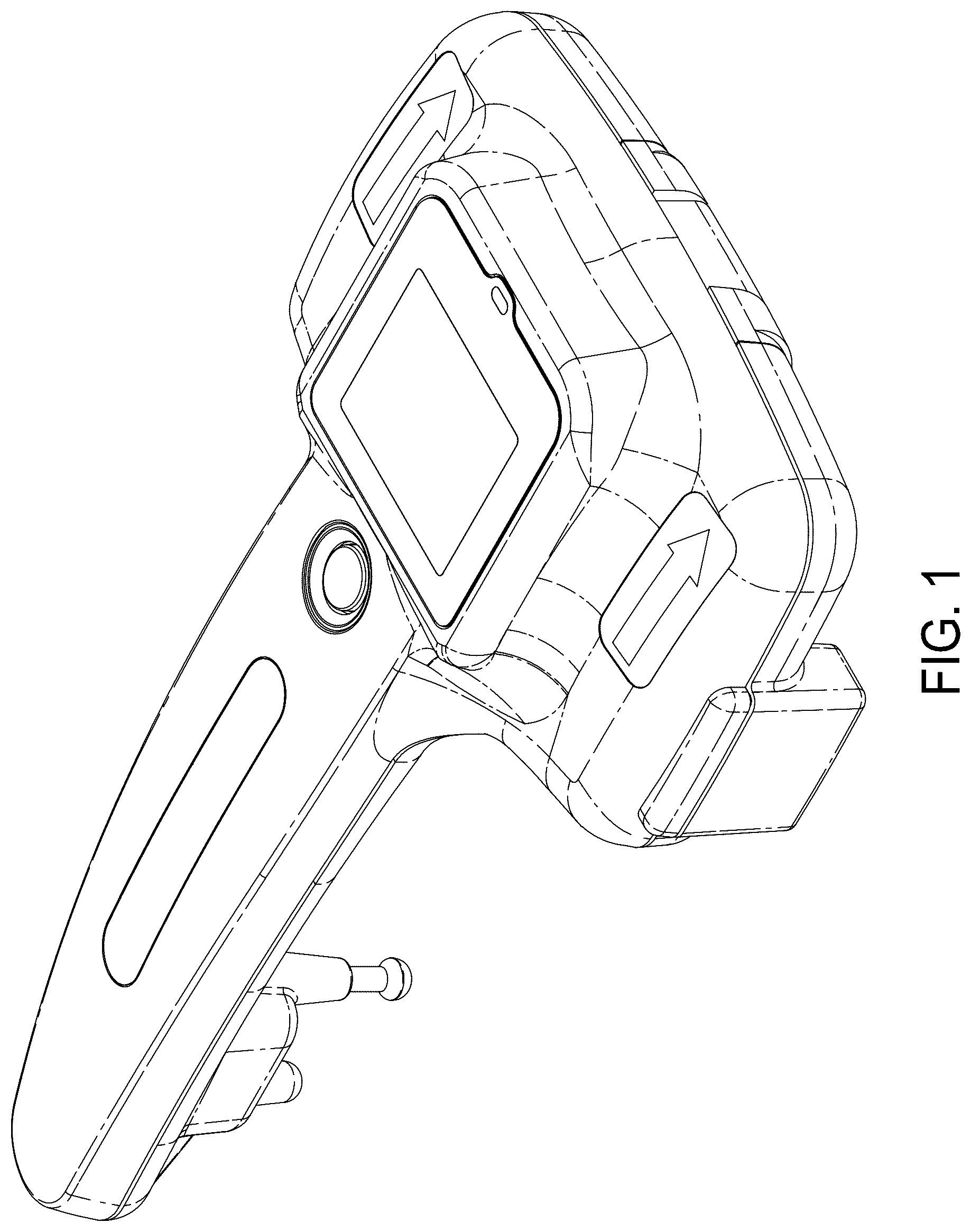 Patent USD1076100 Figure 1 – Nerve conduction assessment device