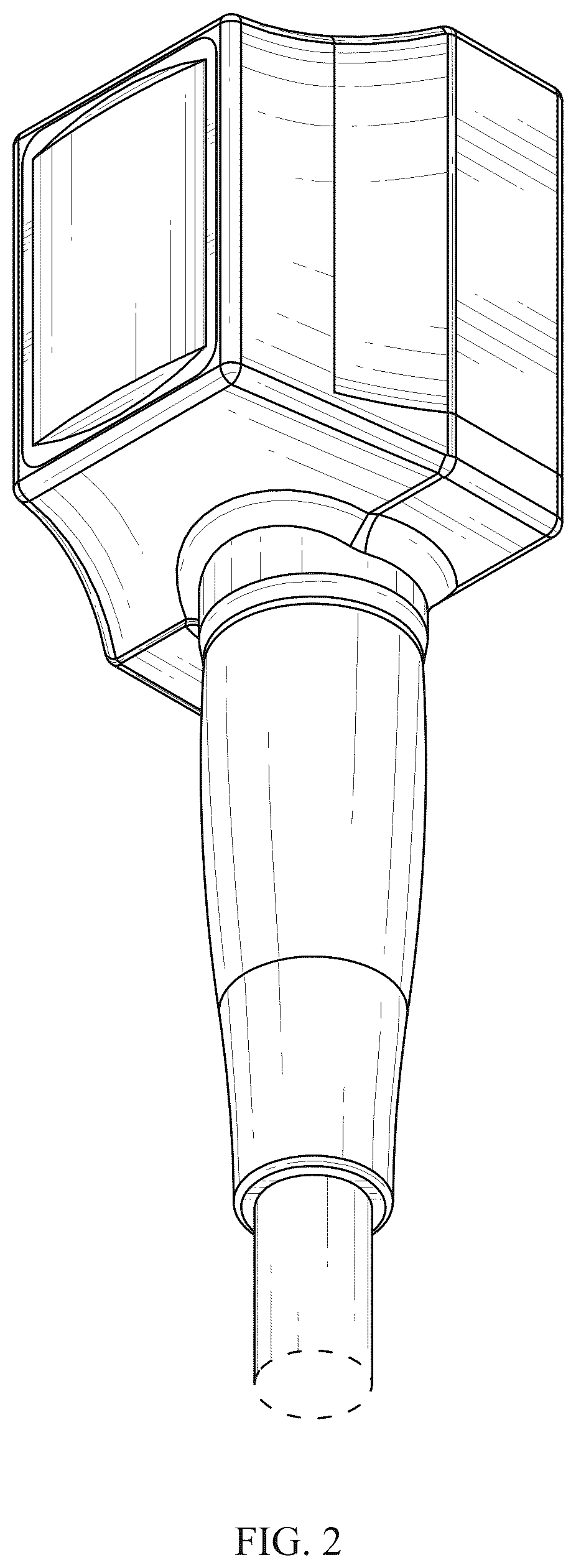 Patent USD1076105 Figure 2 – Ultrasound transducer