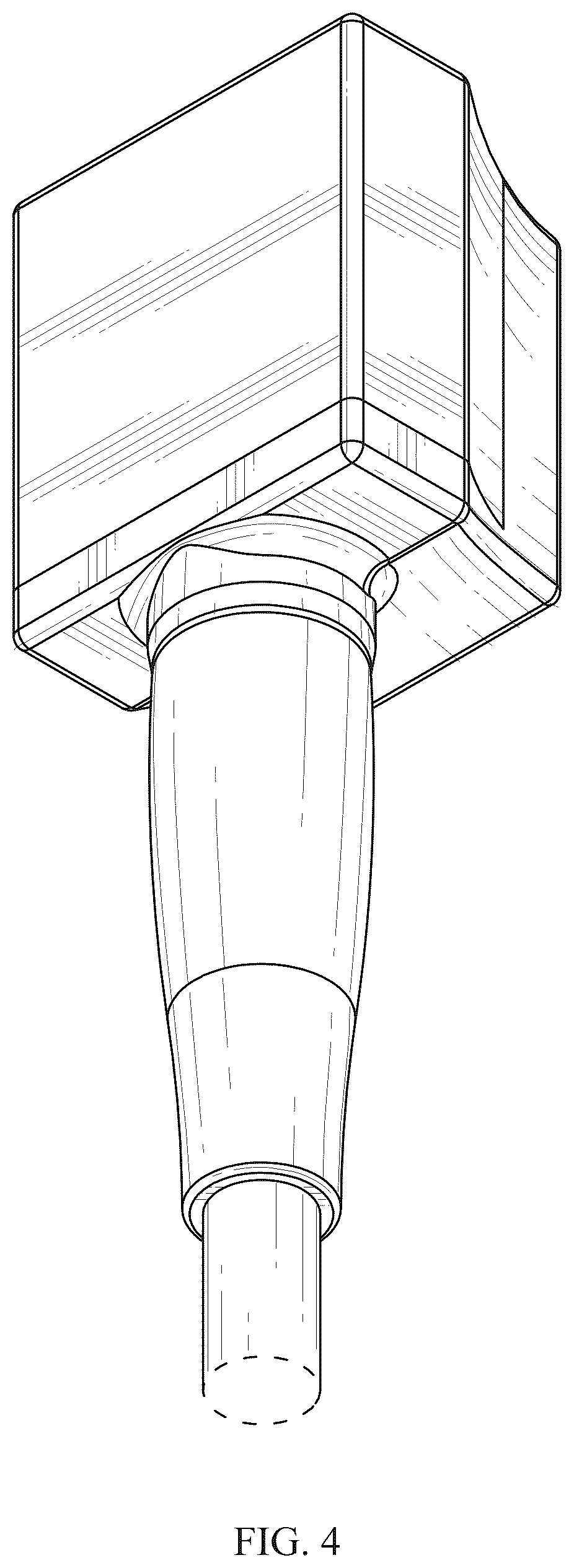 Patent USD1076105 Figure 4 – Ultrasound transducer