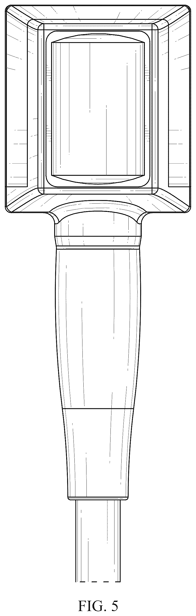 Patent USD1076105 Figure 5 – Ultrasound transducer