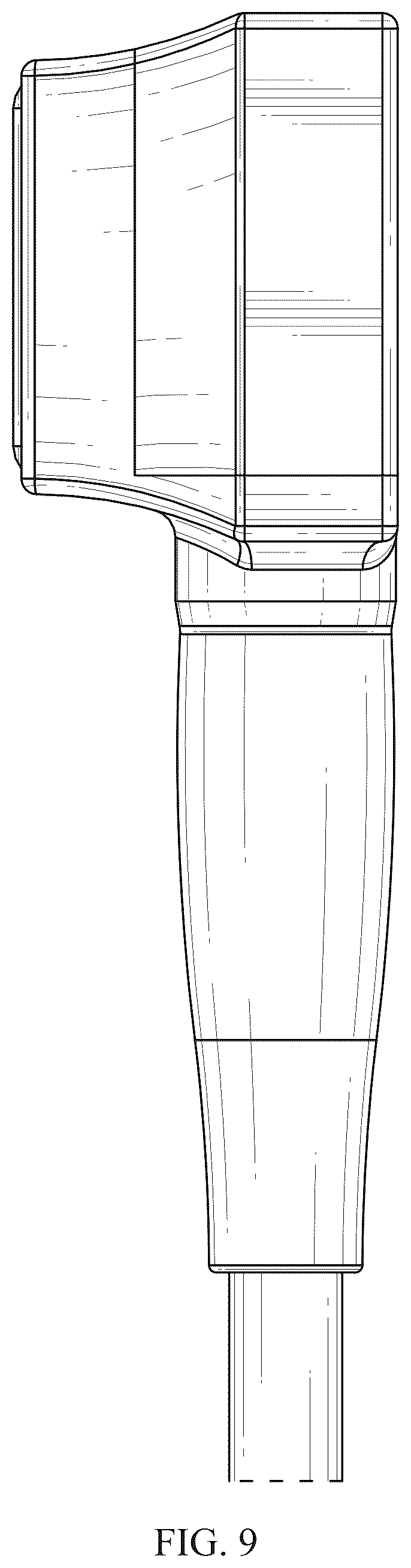 Patent USD1076105 Figure 9 – Ultrasound transducer