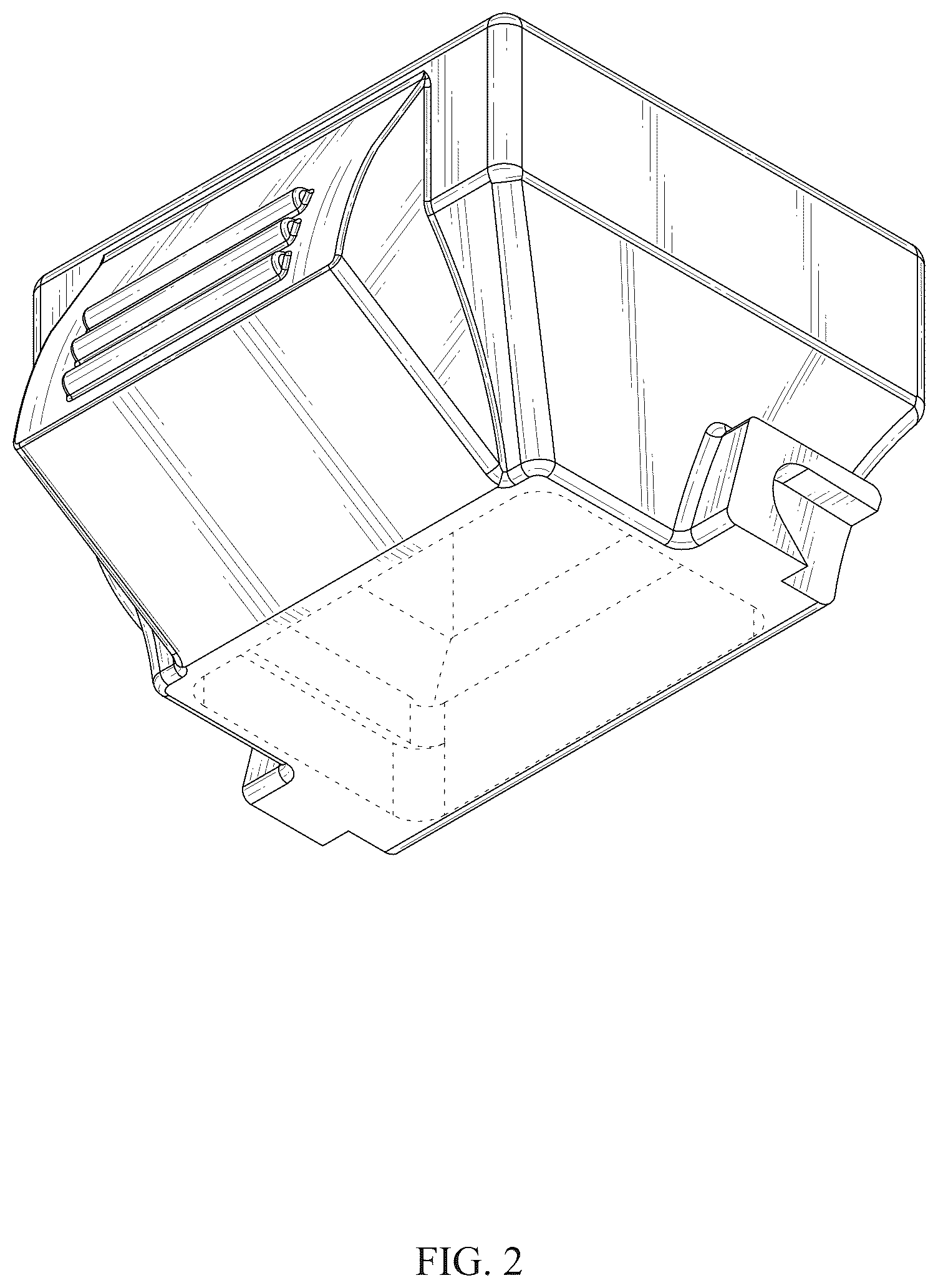 Patent USD1076107 Figure 2 – Ultrasound transducer housing