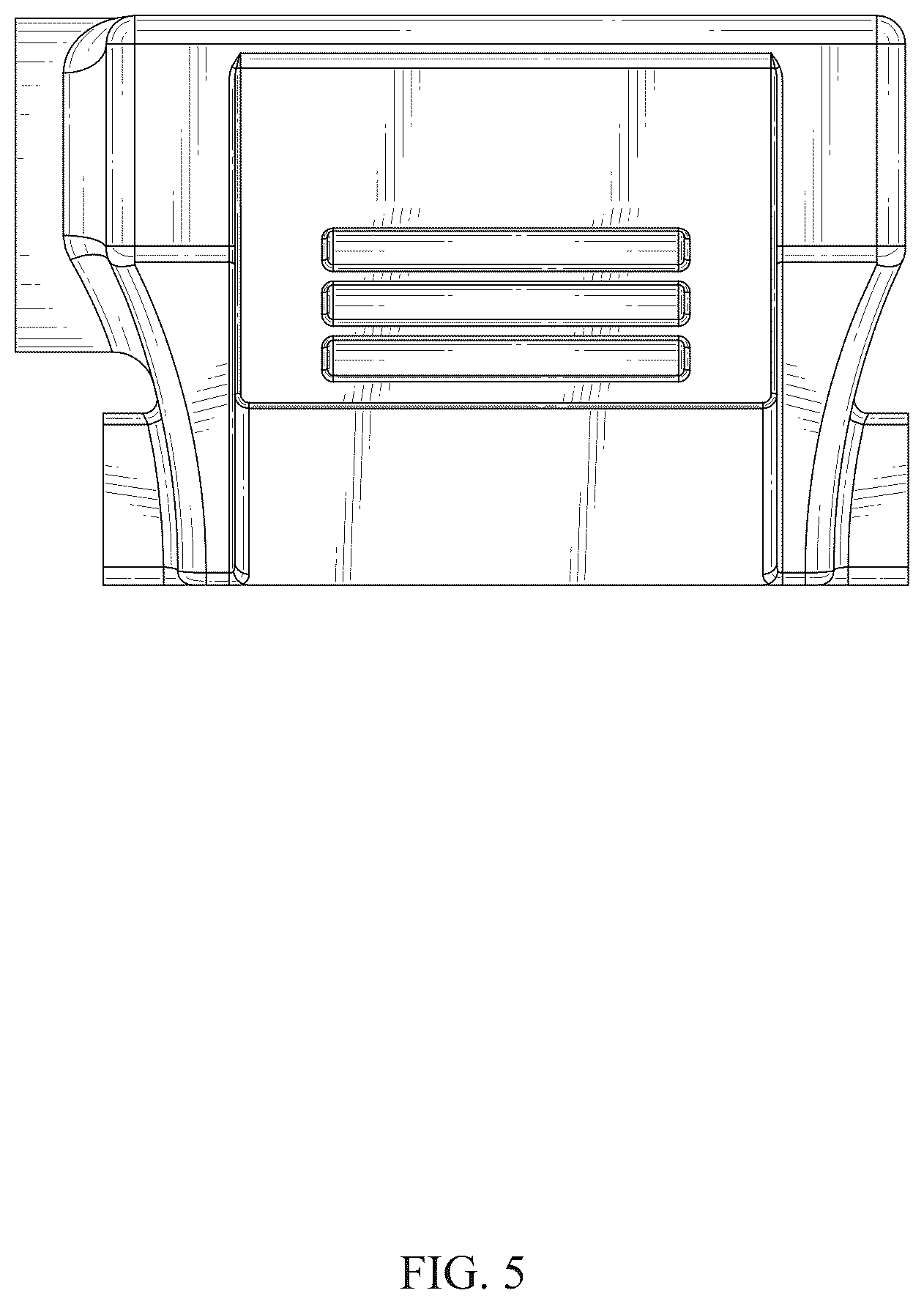 Patent USD1076107 Figure 5 – Ultrasound transducer housing