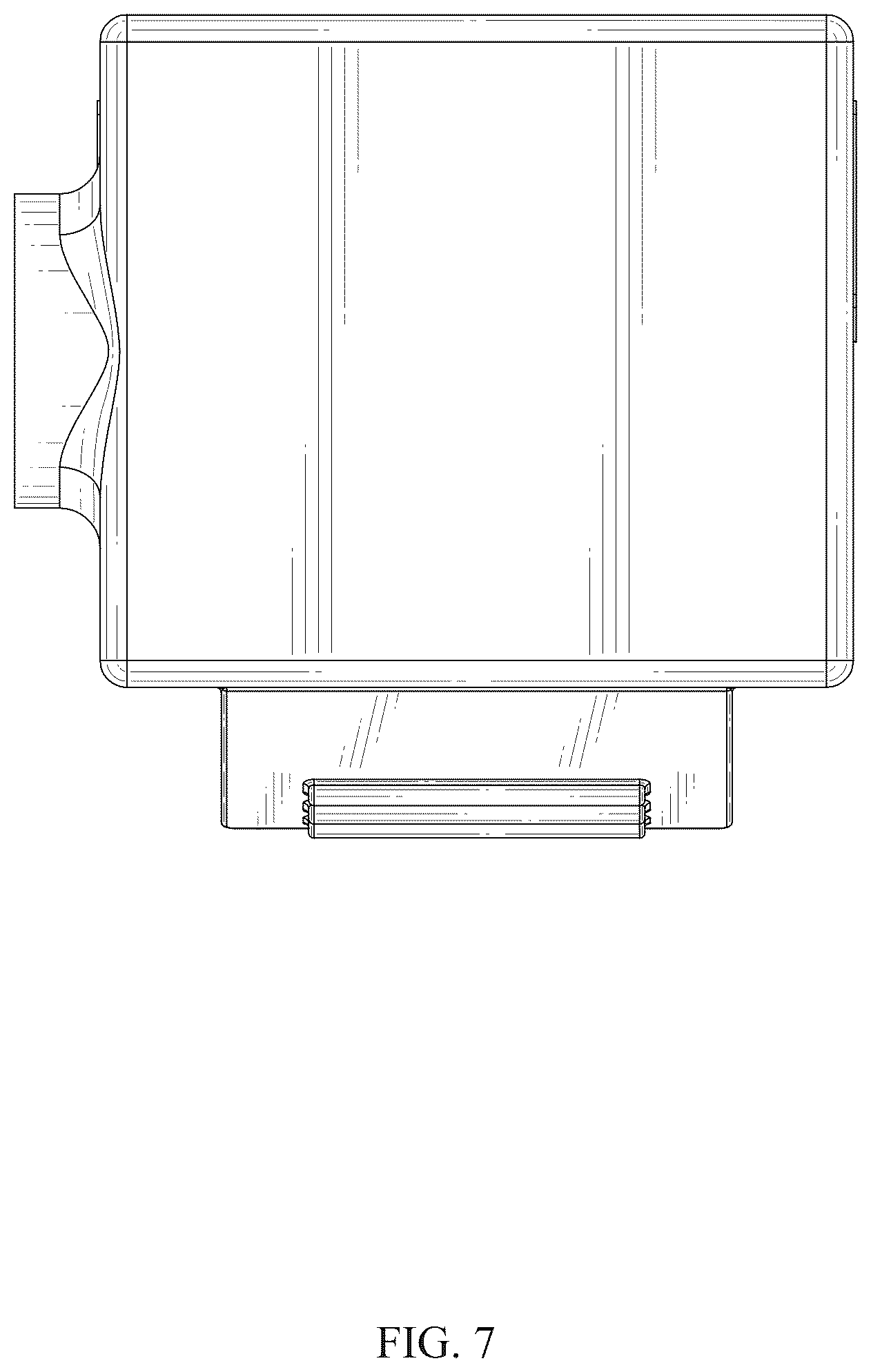 Patent USD1076107 Figure 7 – Ultrasound transducer housing