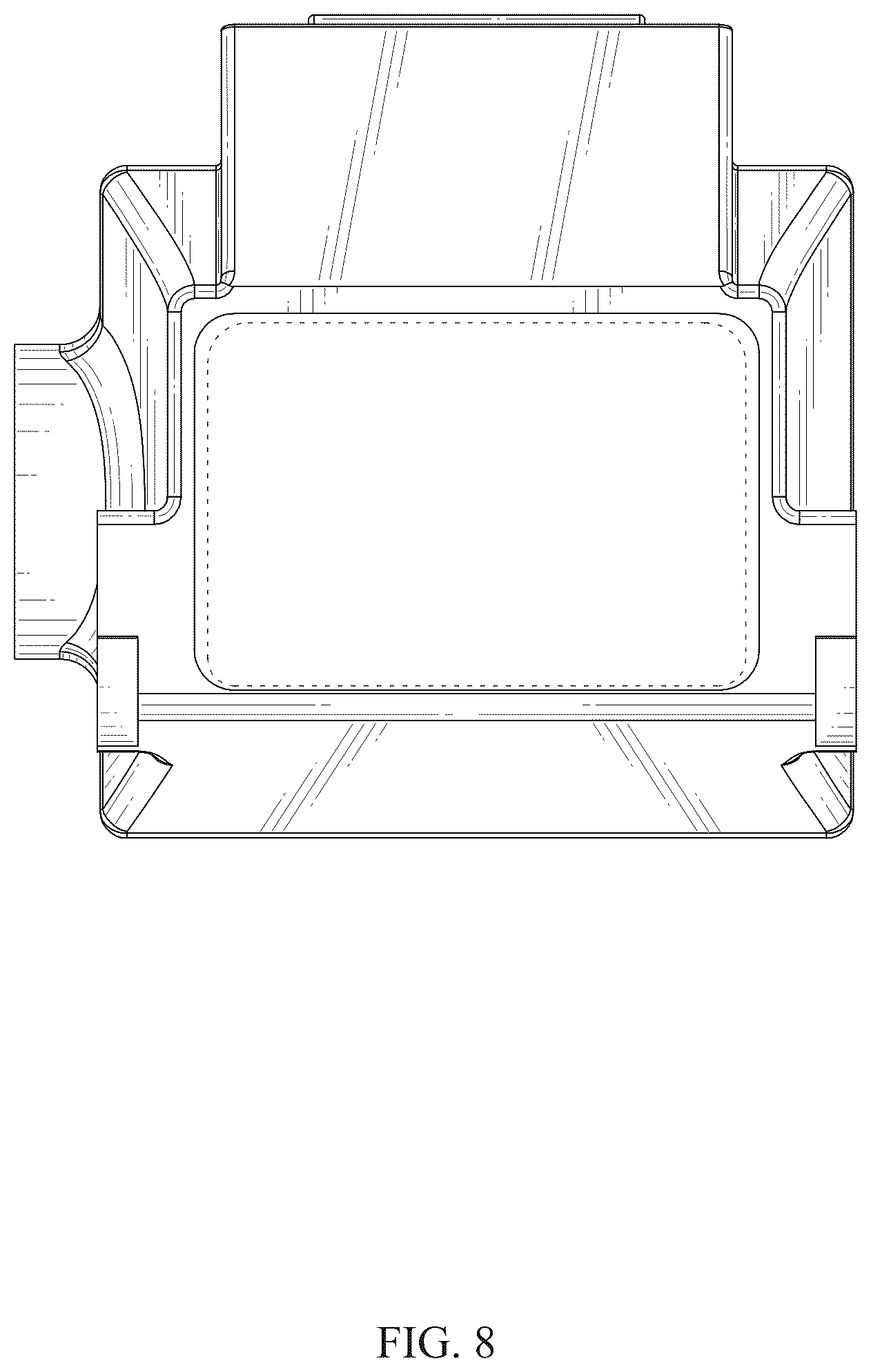 Patent USD1076107 Figure 8 – Ultrasound transducer housing