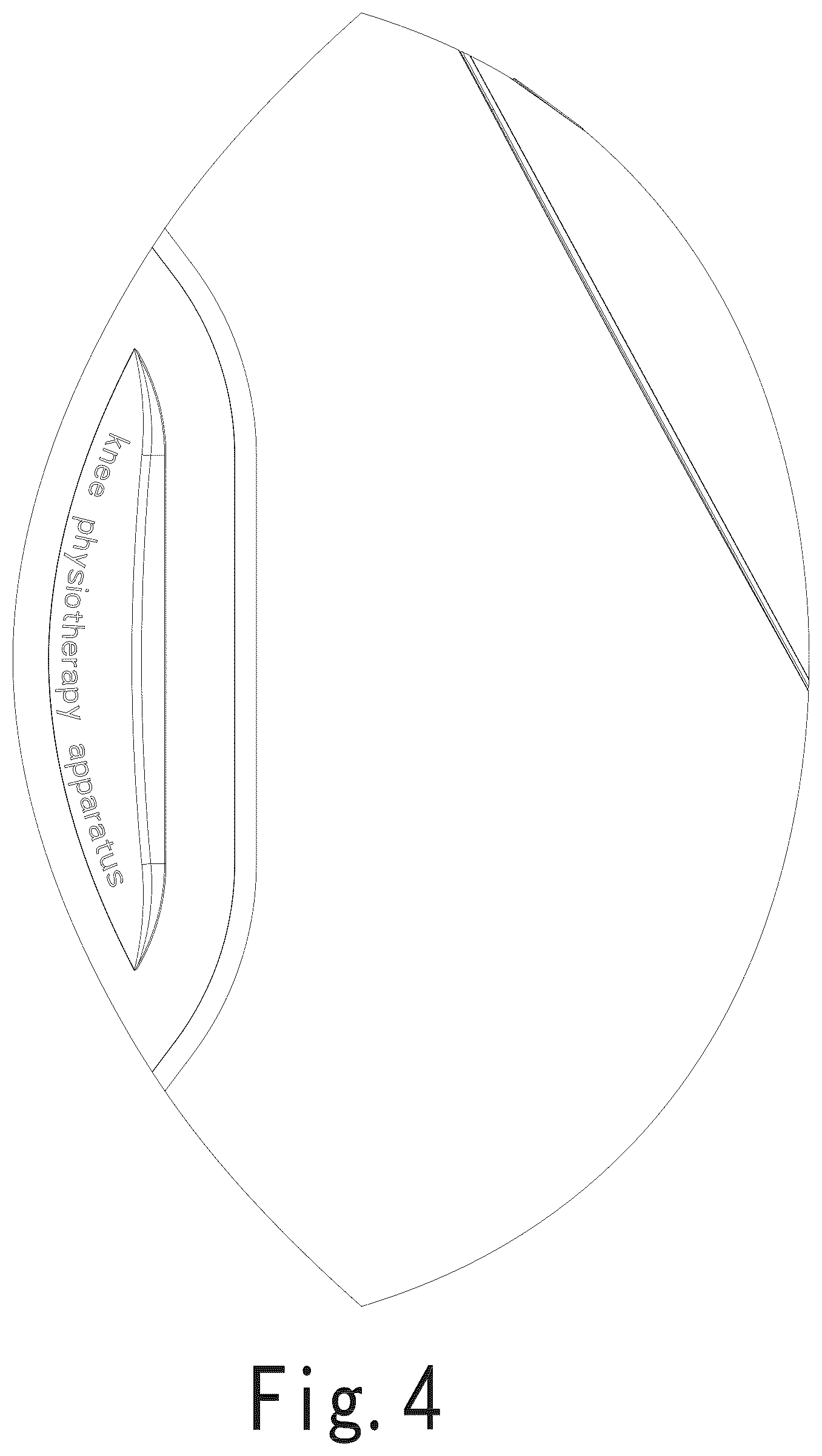 Patent USD1076108 Figure 4 – Knee physiotherapy apparatus