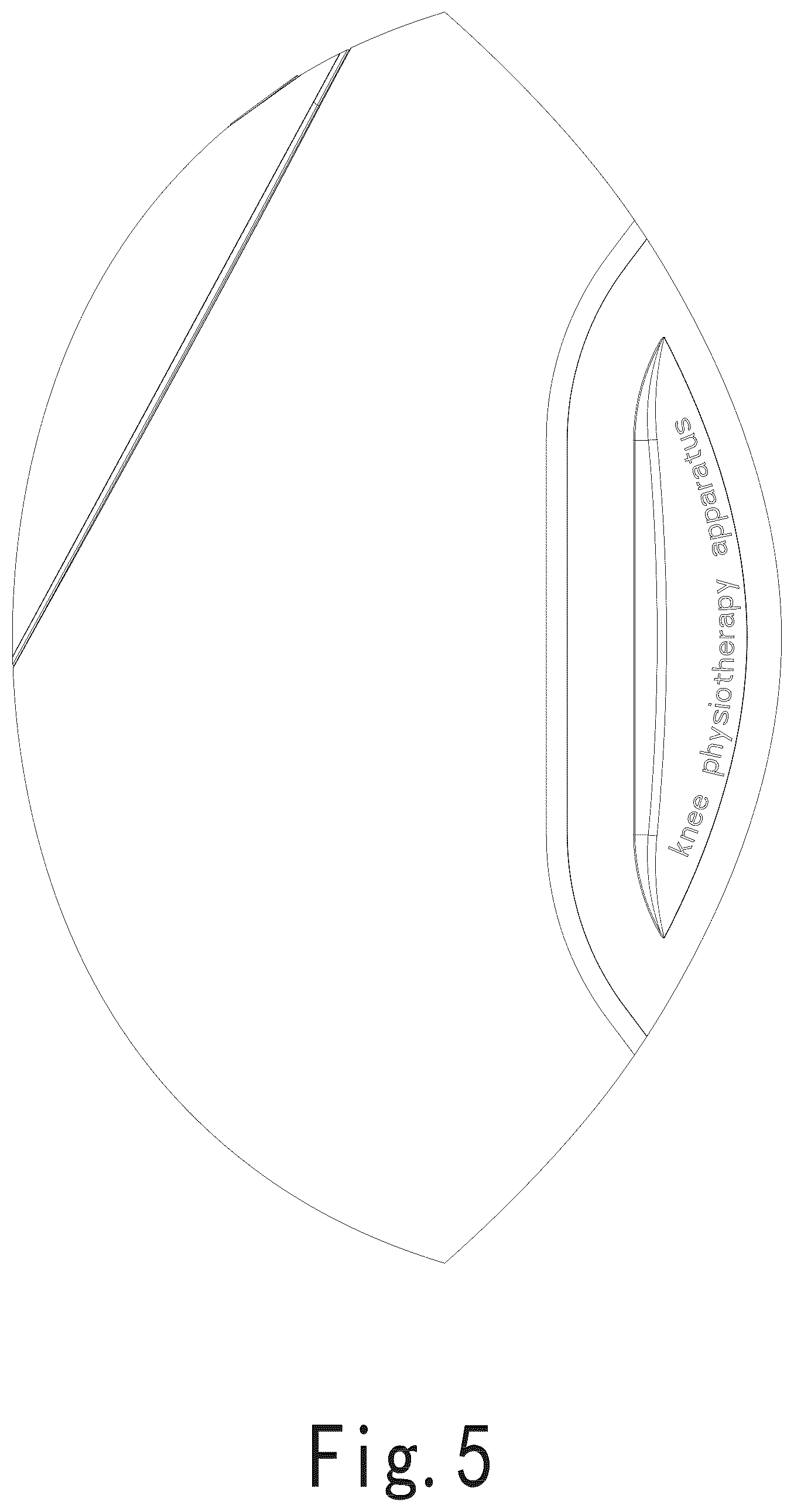 Patent USD1076108 Figure 5 – Knee physiotherapy apparatus