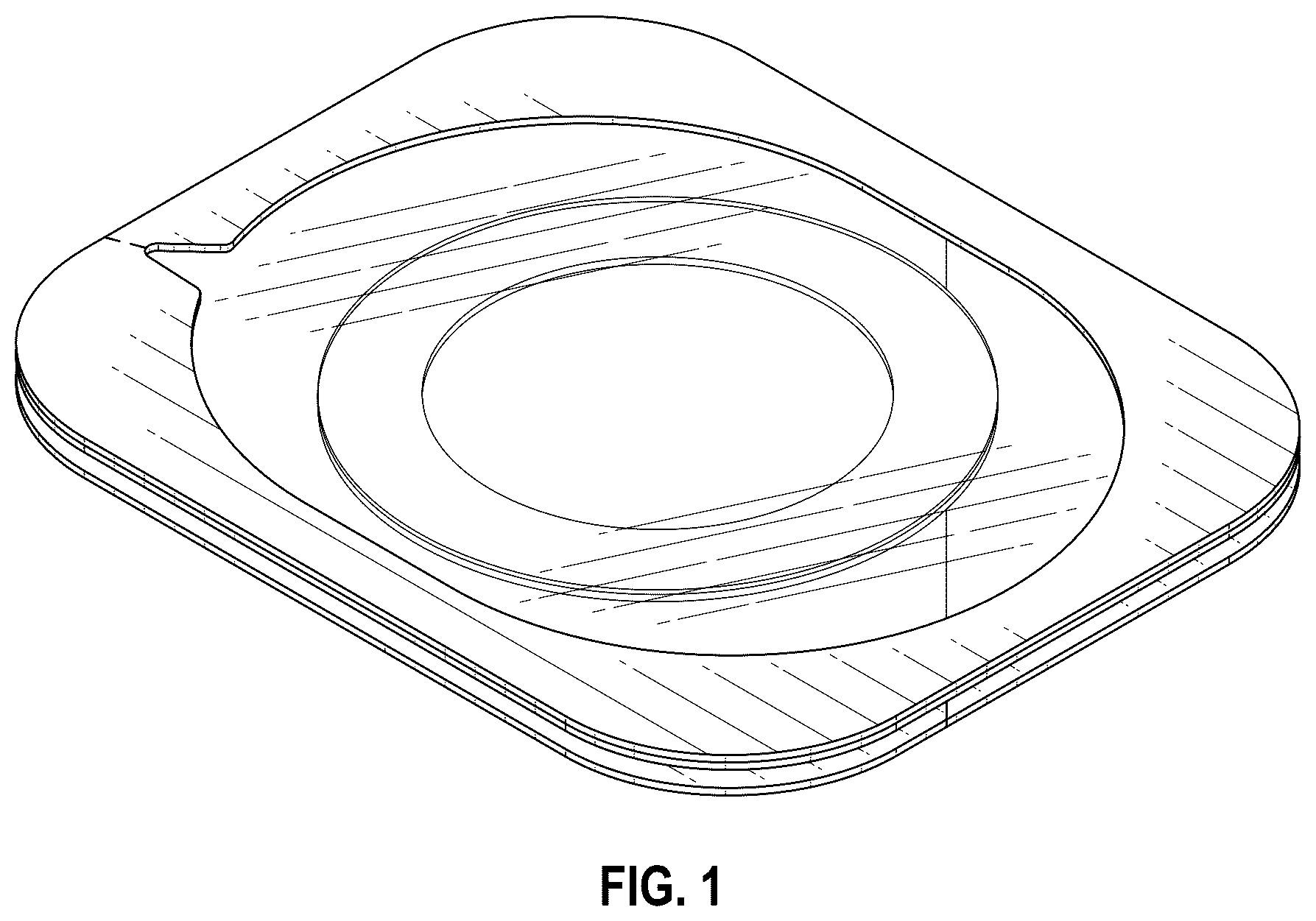 Patent USD1076111 Figure 1 – Patch assembly