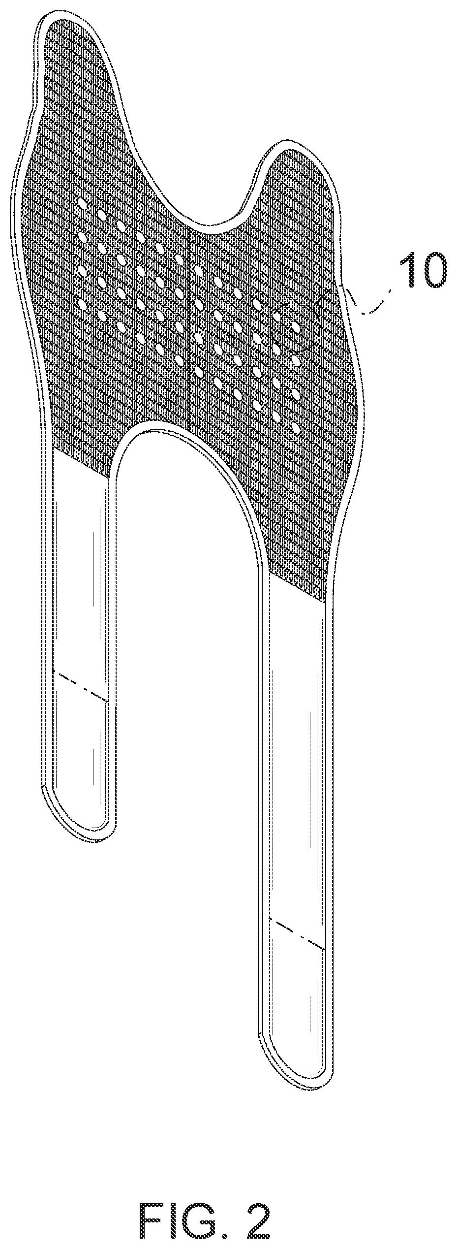Patent USD1076114 Figure 2 – Red light therapy knee pad