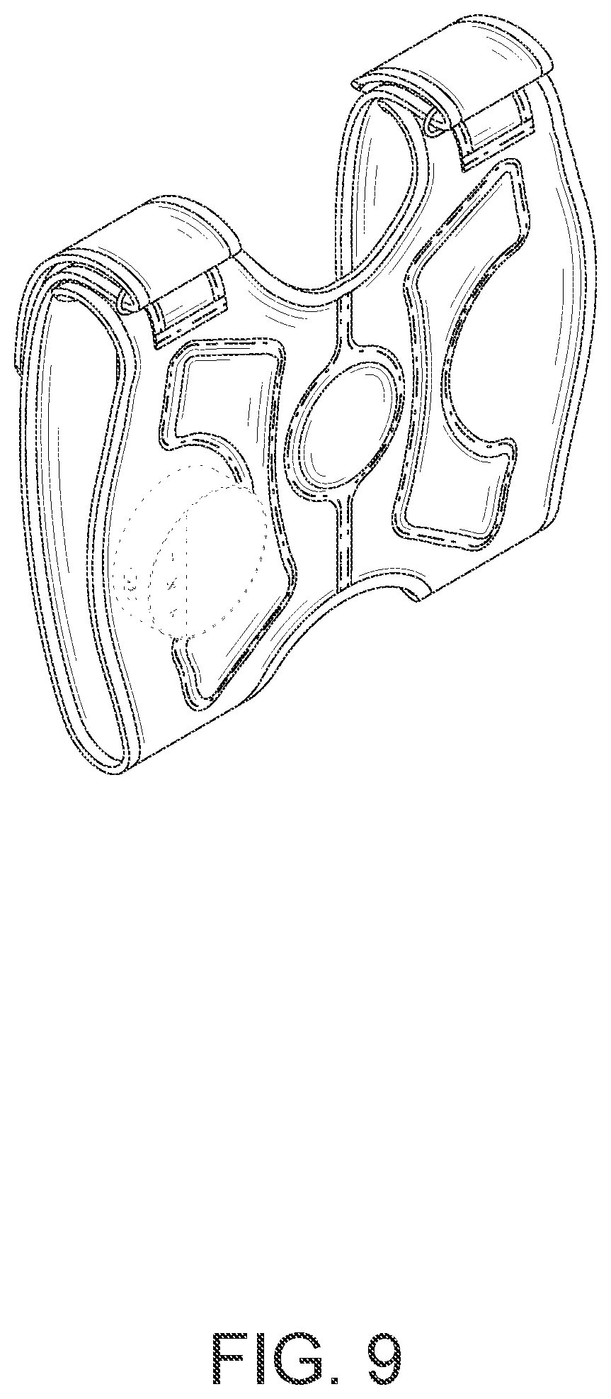 Patent USD1076114 Figure 9 – Red light therapy knee pad