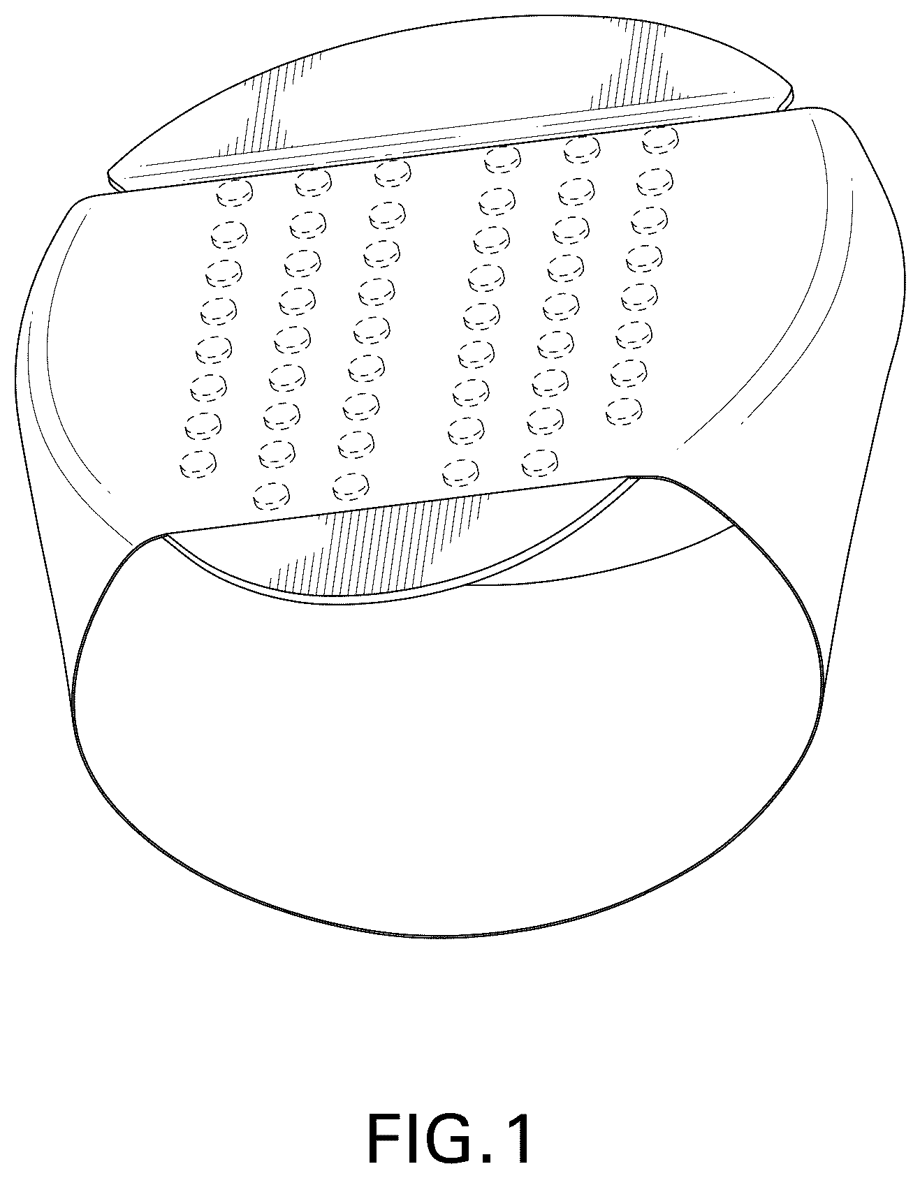 Patent USD1076115 — Arch support with sleeve — Figure 1