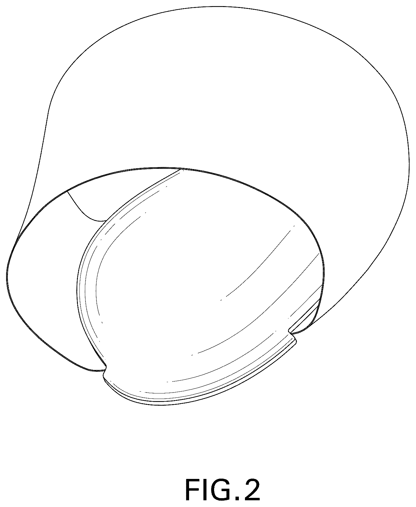 Patent USD1076115 Figure 2 – Arch support with sleeve