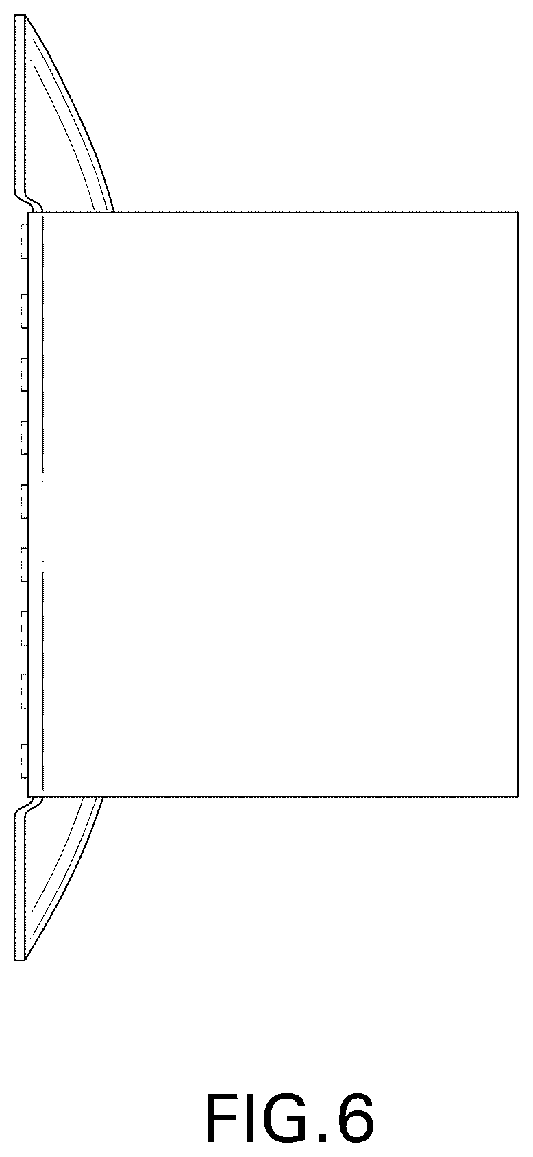 Patent USD1076115 Figure 6 – Arch support with sleeve