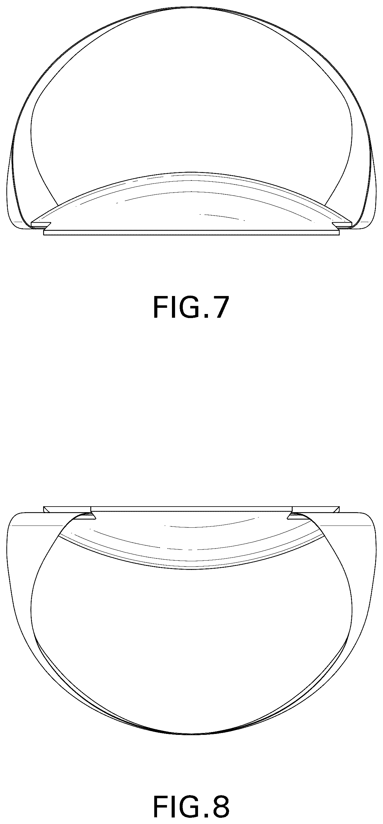 Patent USD1076115 Figure 7 – Arch support with sleeve