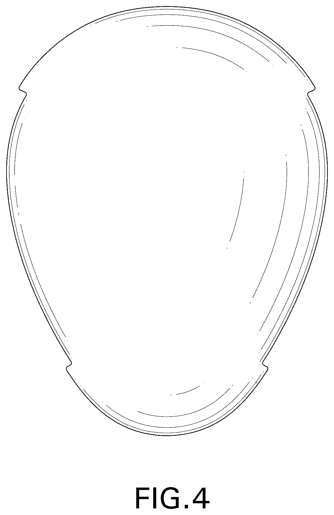 Patent USD1076116 Figure 4 – Arch support component
