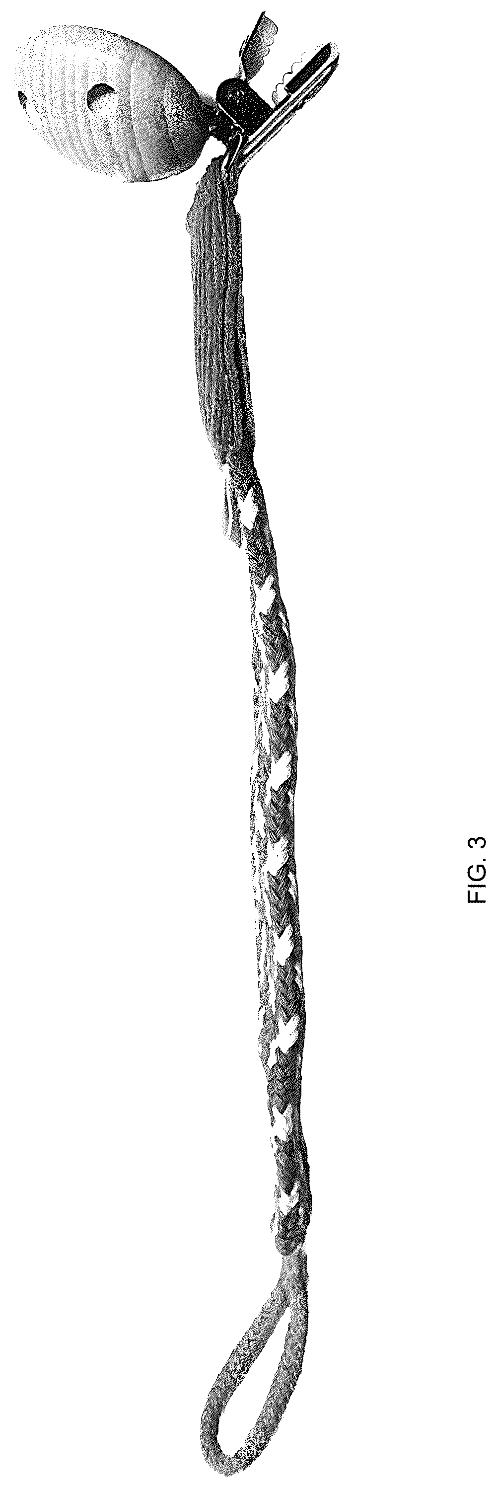 Patent USD1076117 Figure 3 – Pacifier tether