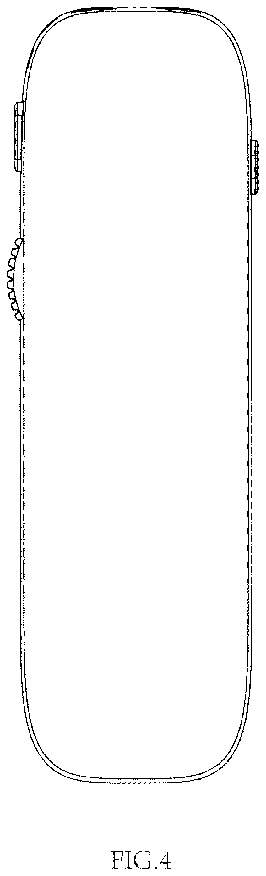 Patent USD1076121 Figure 4 – Muscle stimulator
