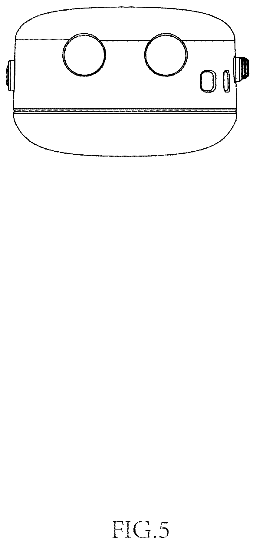 Patent USD1076121 Figure 5 – Muscle stimulator