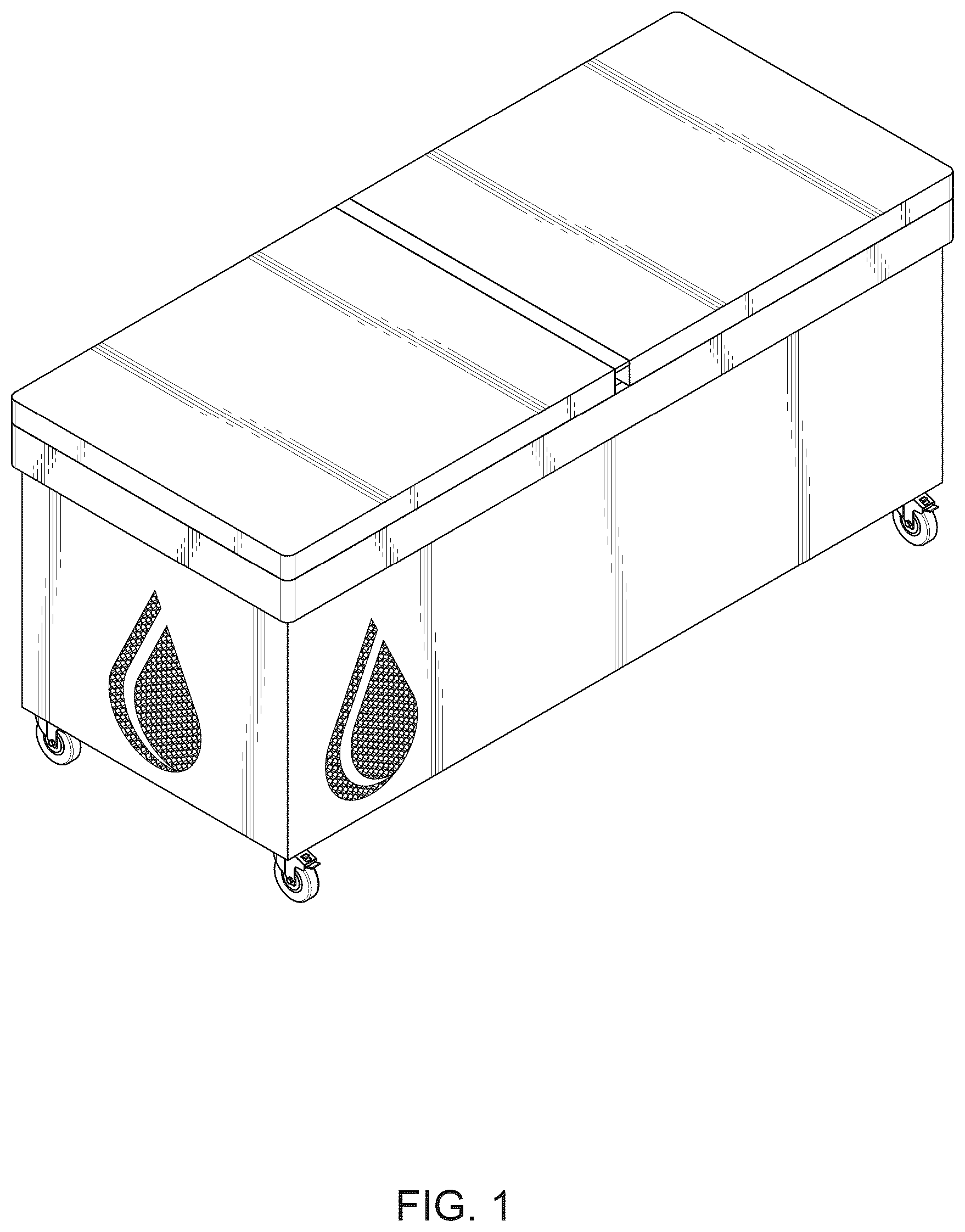 Patent USD1076124 Figure 1 – Cold plunge