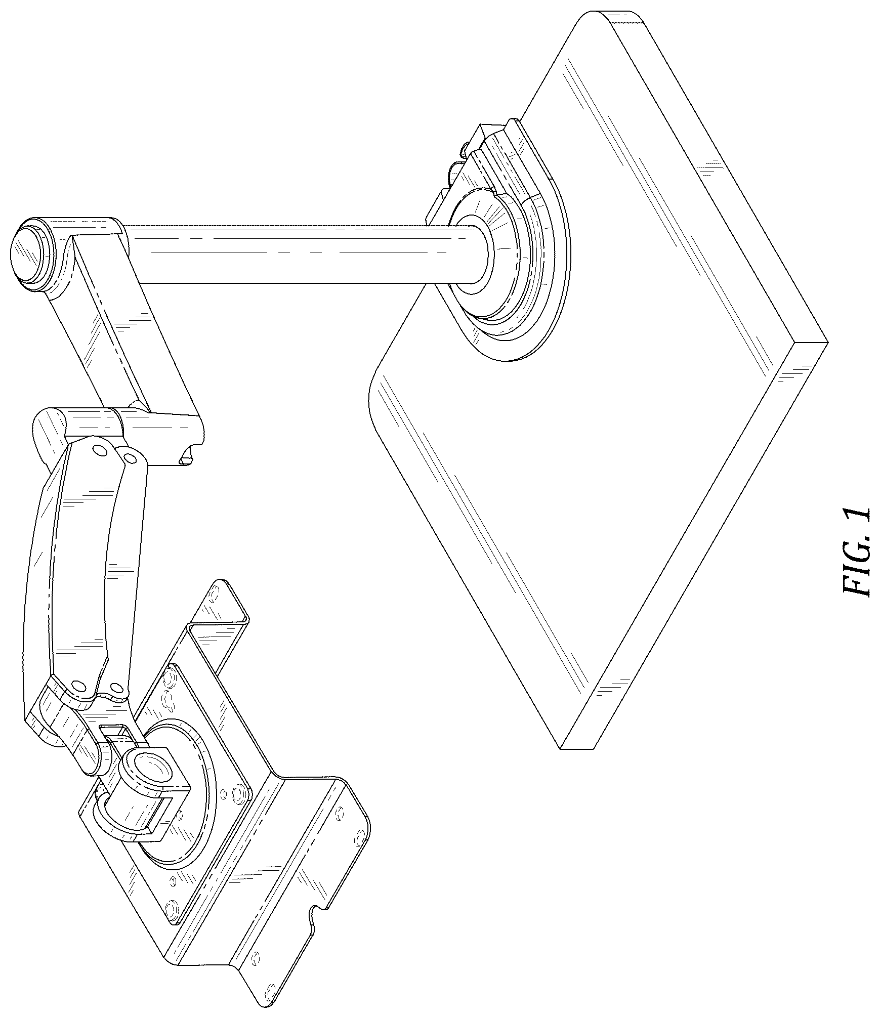Patent USD1076128 Figure 1 – Light therapy device stand