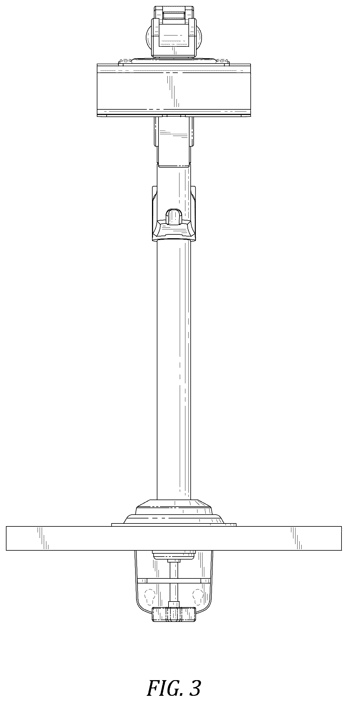 Patent USD1076128 Figure 3 – Light therapy device stand