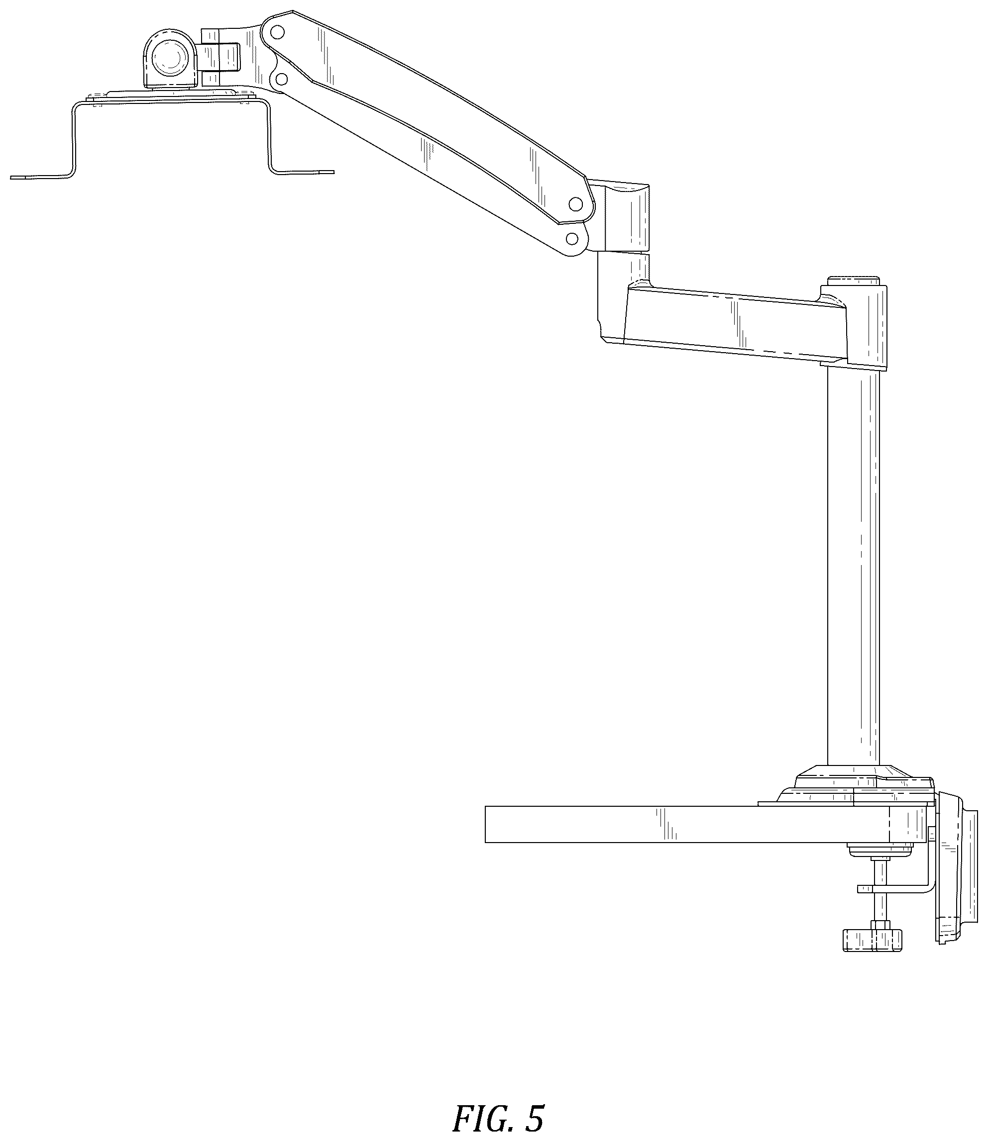 Patent USD1076128 Figure 5 – Light therapy device stand
