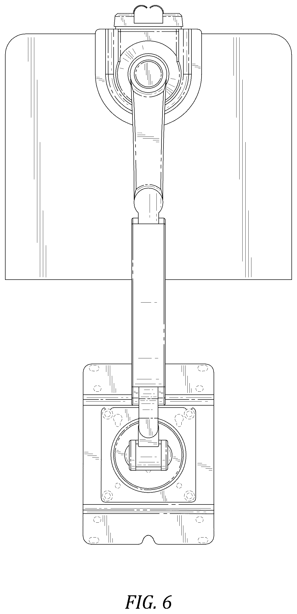 Patent USD1076128 Figure 6 – Light therapy device stand