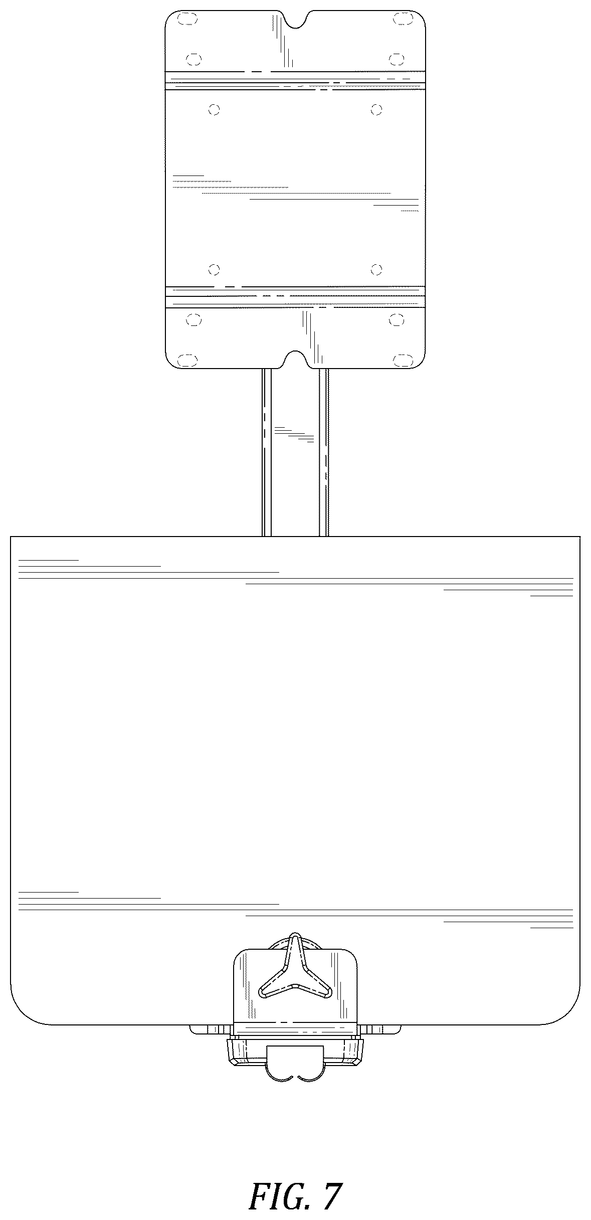 Patent USD1076128 Figure 7 – Light therapy device stand