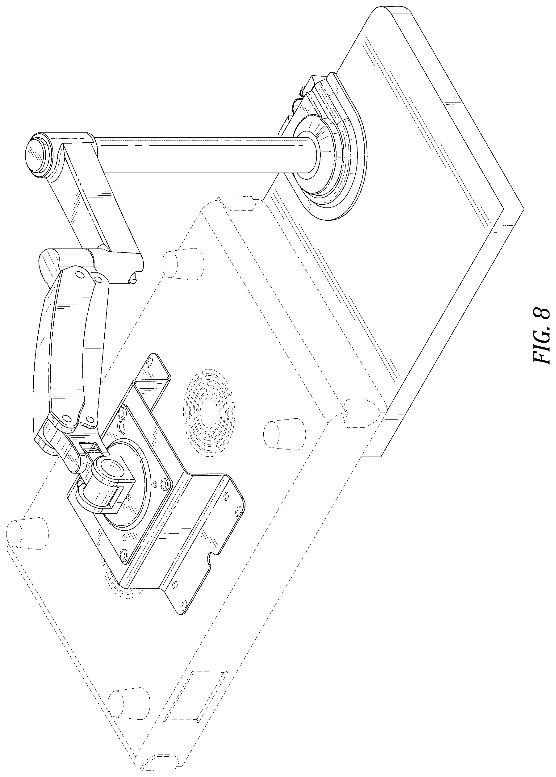 Patent USD1076128 Figure 8 – Light therapy device stand