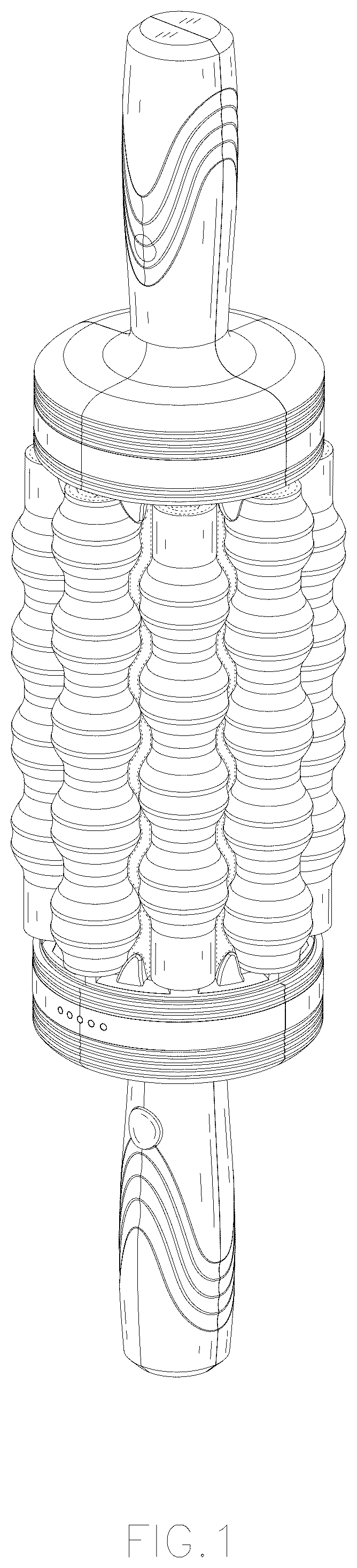 Patent USD1076130 Figure 1 – Massage apparatus