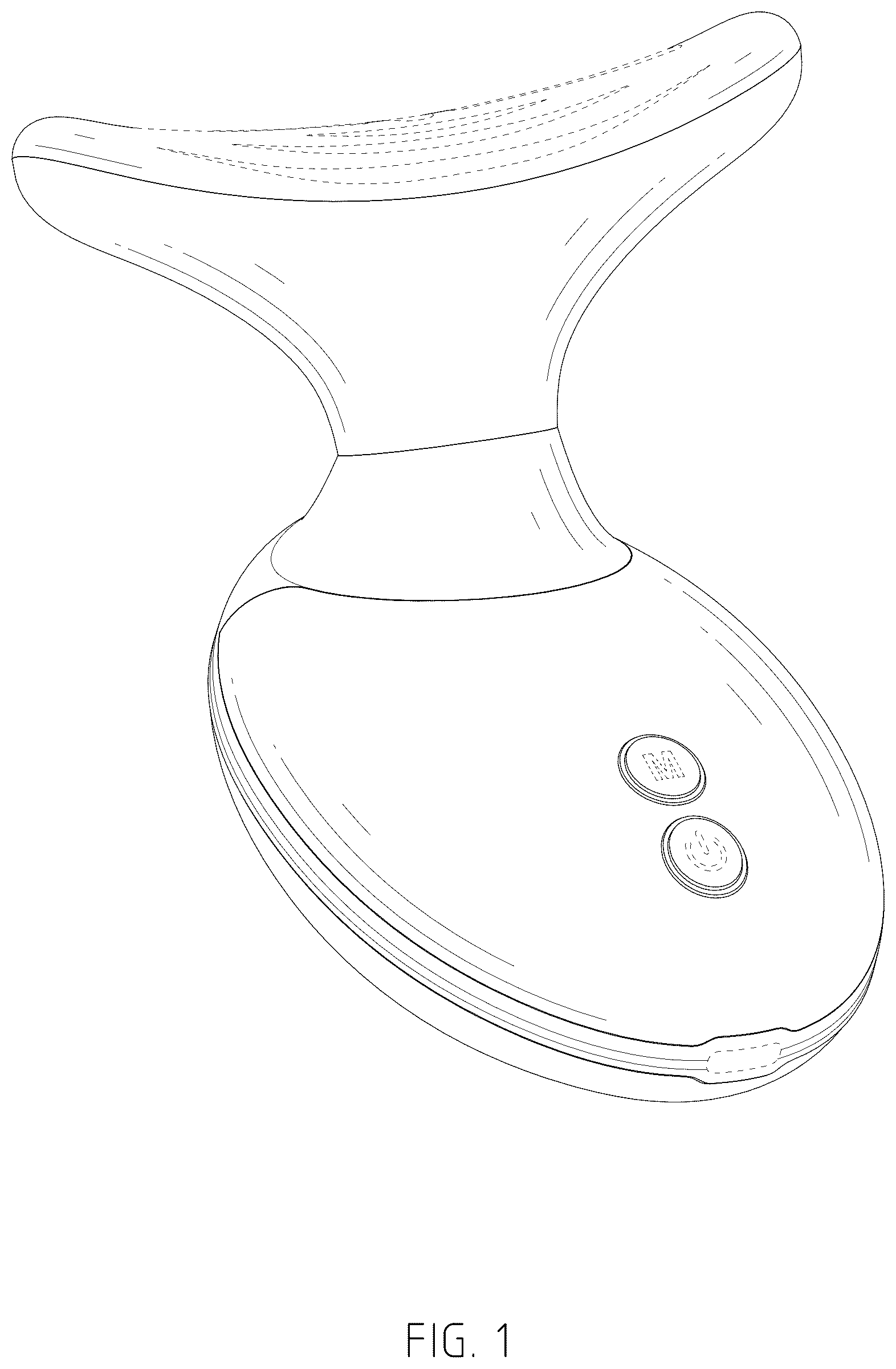 Patent USD1076131 — Neck massager — Figure 1