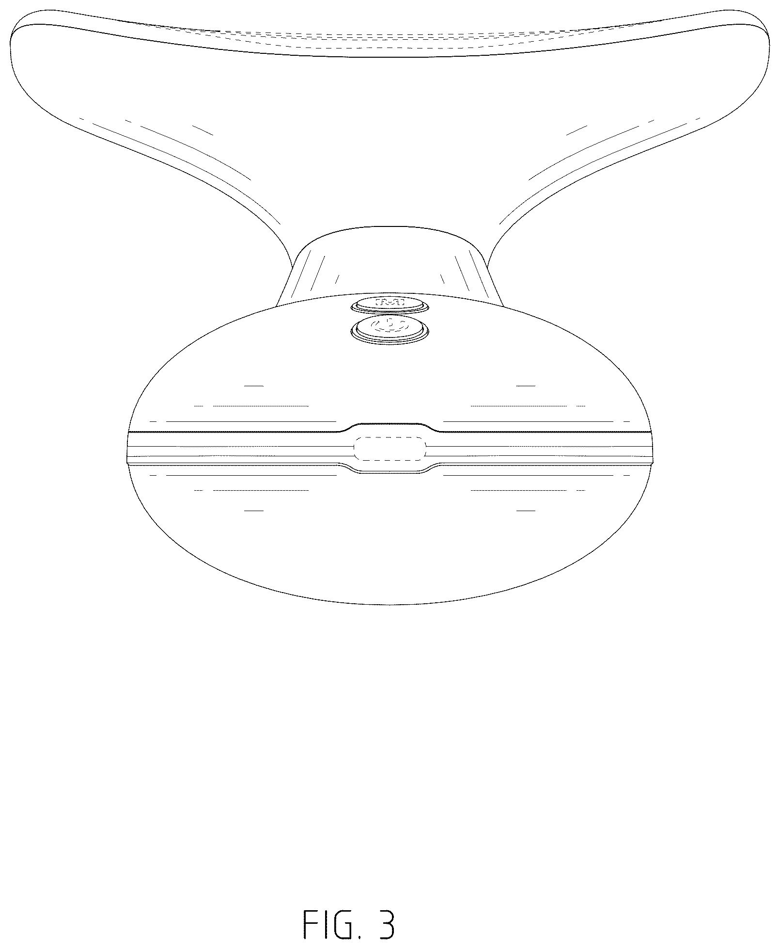 Patent USD1076131 Figure 3 – Neck massager