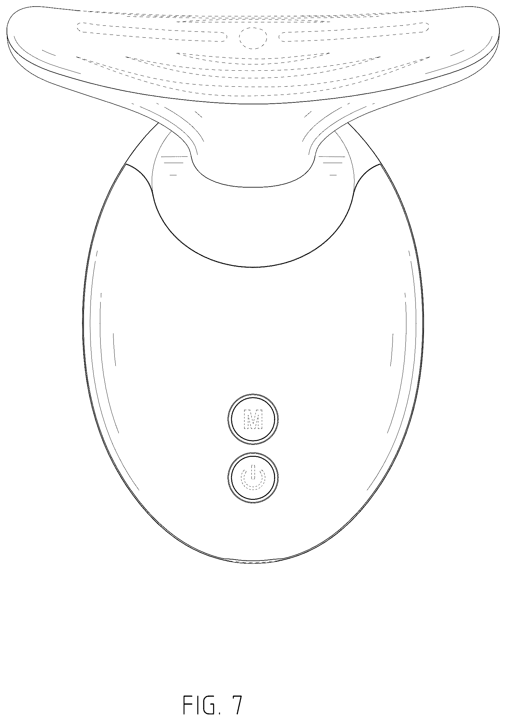 Patent USD1076131 Figure 7 – Neck massager
