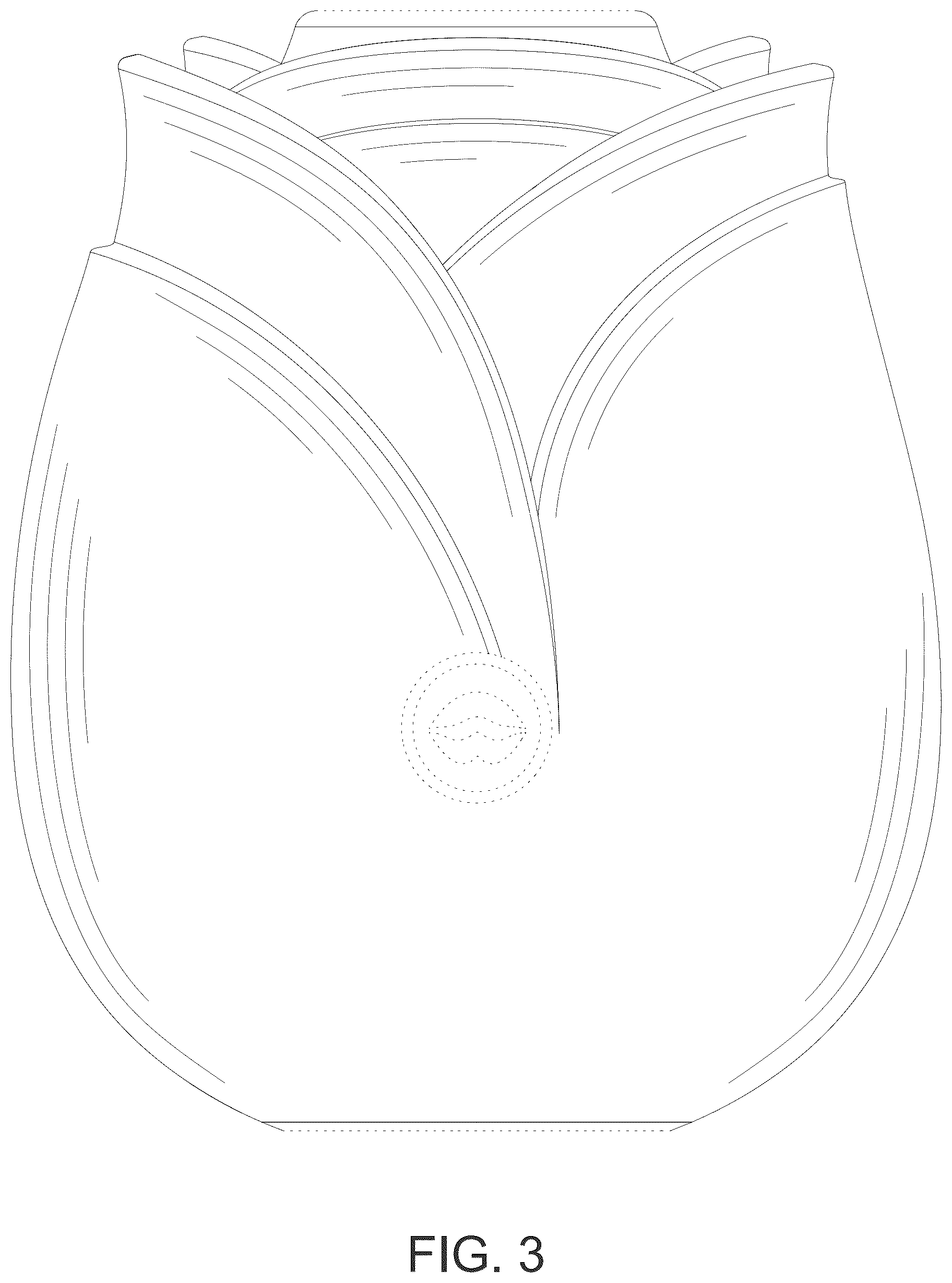 Patent USD1076132 Figure 3 – Sex toy vibrator