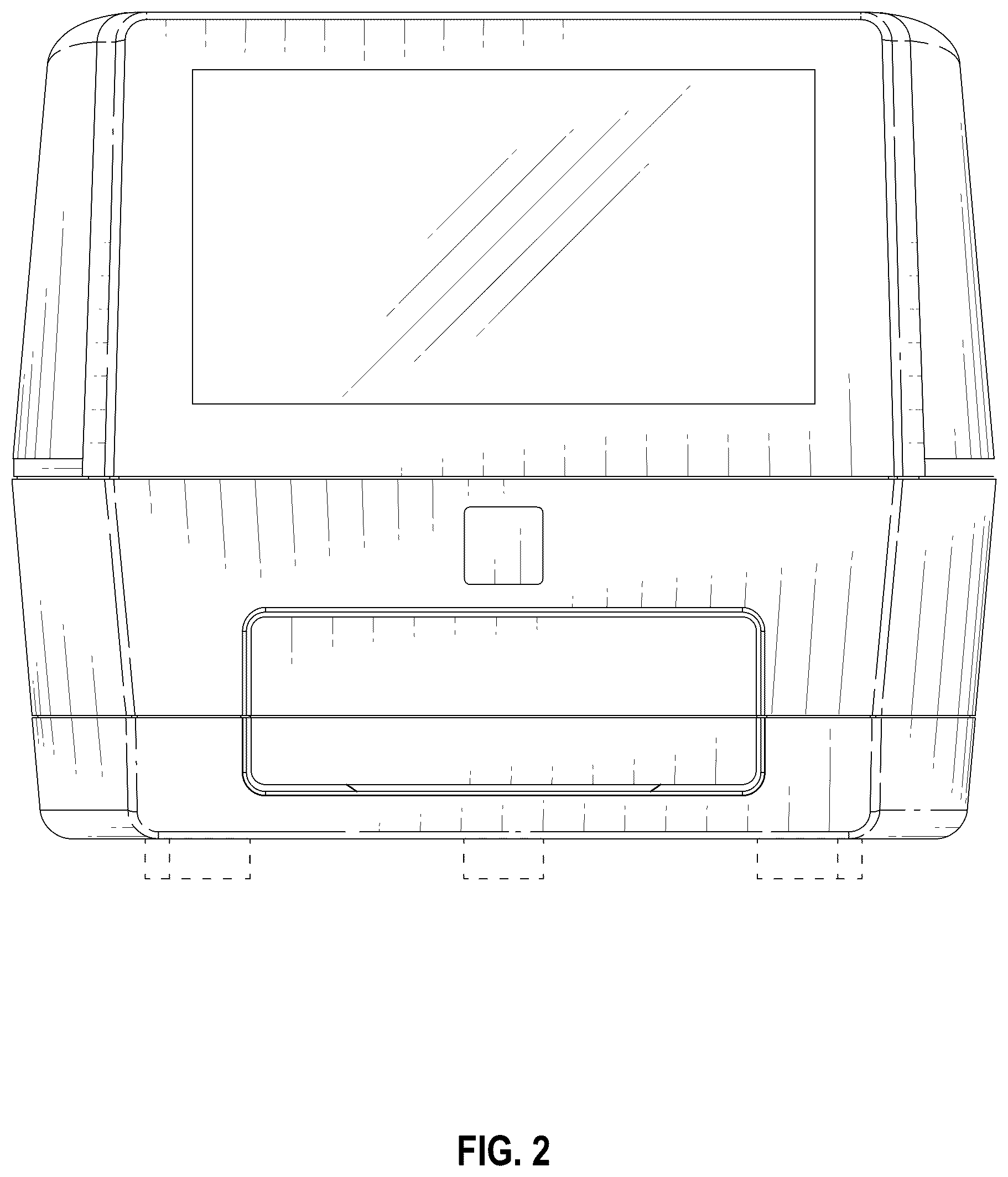 Patent USD1076137 Figure 2 – Housing for laboratory apparatus