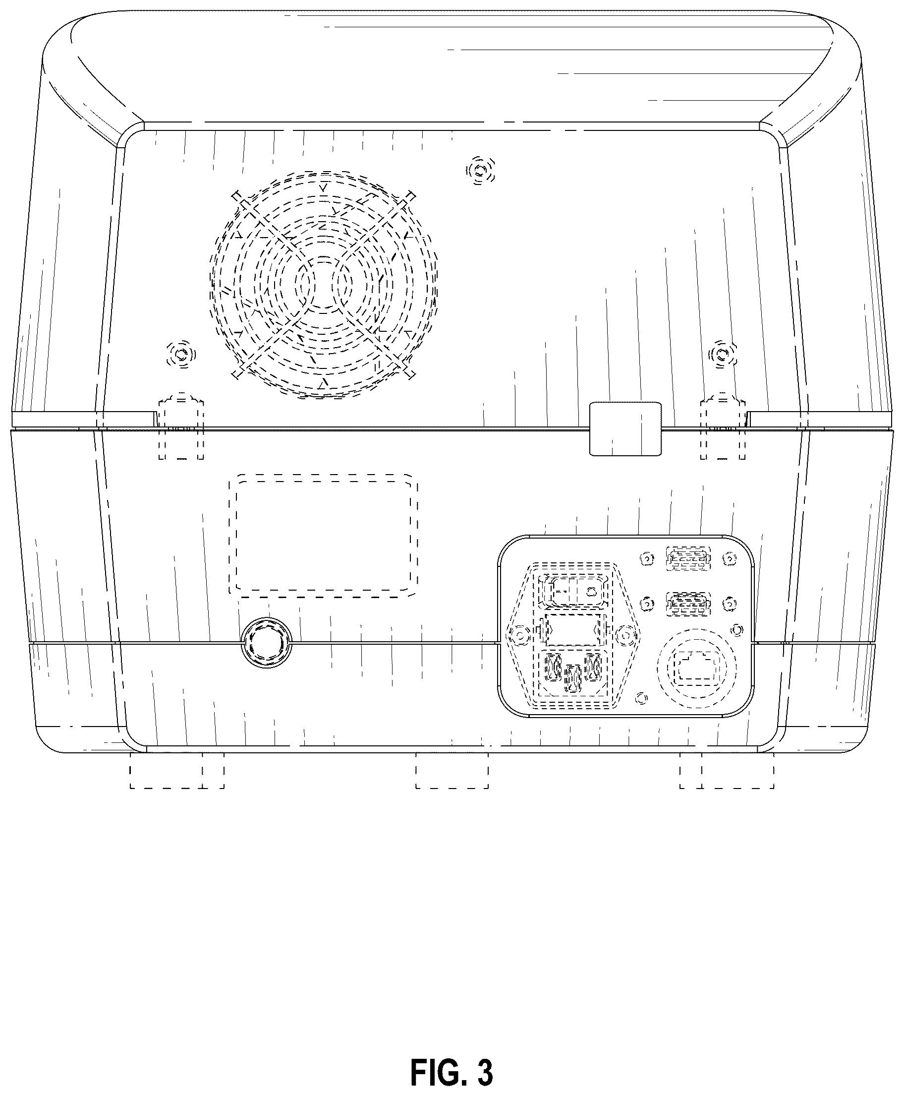 Patent USD1076137 Figure 3 – Housing for laboratory apparatus