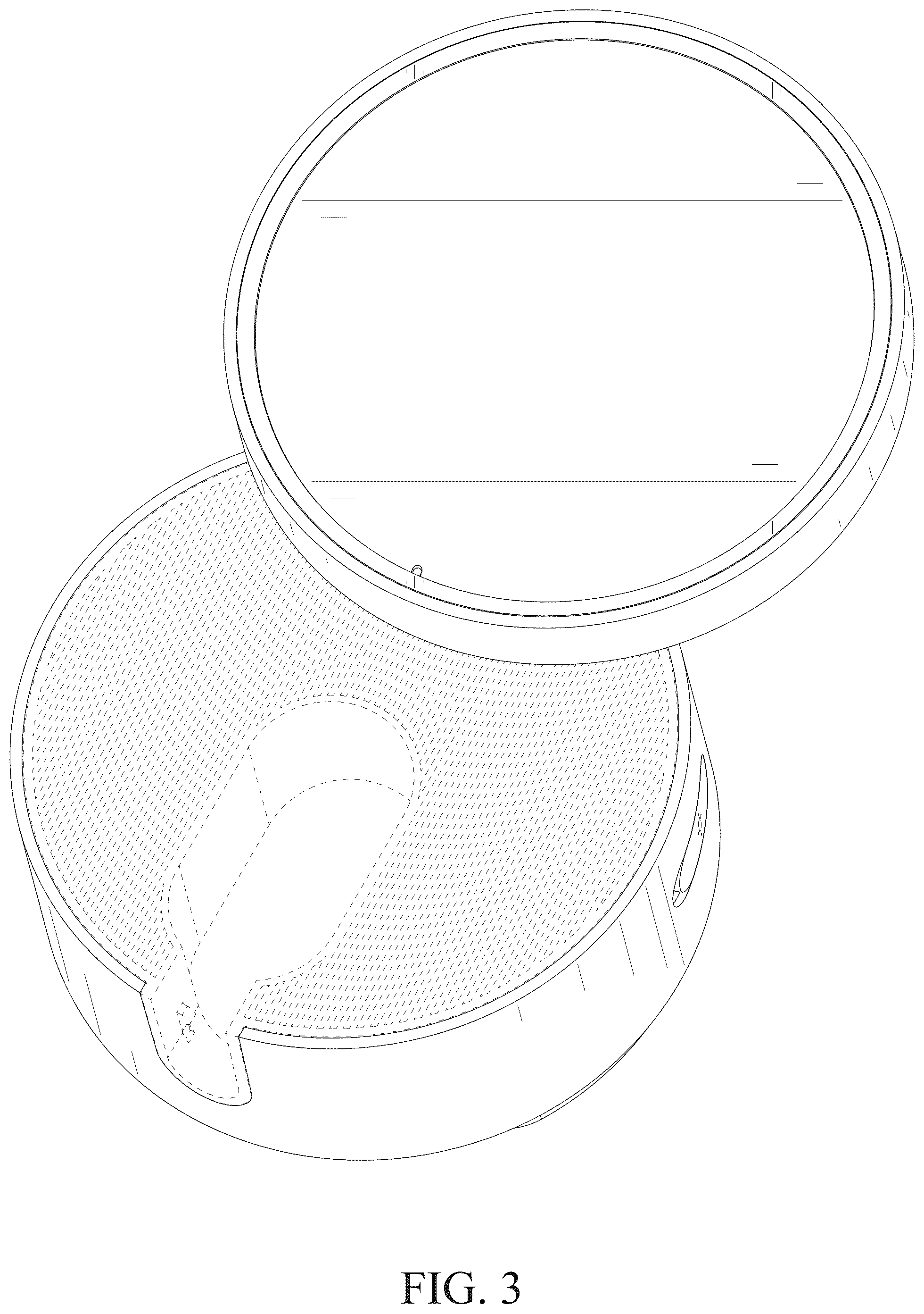 Patent USD1076139 Figure 3 – Toothbrush disinfection box