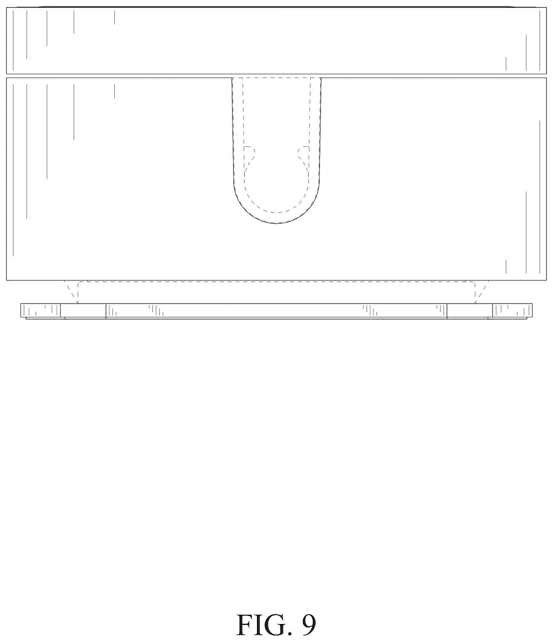 Patent USD1076139 Figure 9 – Toothbrush disinfection box