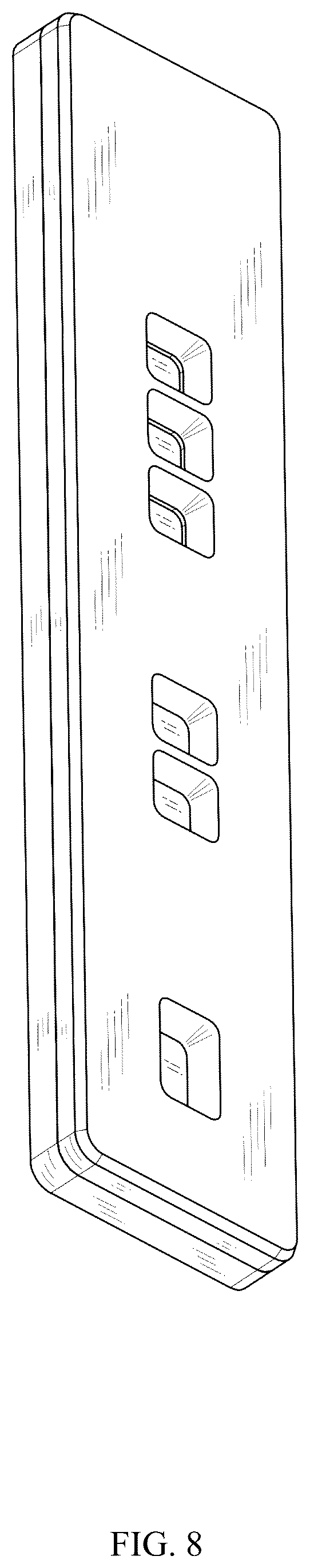 Patent USD1076143 Figure 8 – Test card