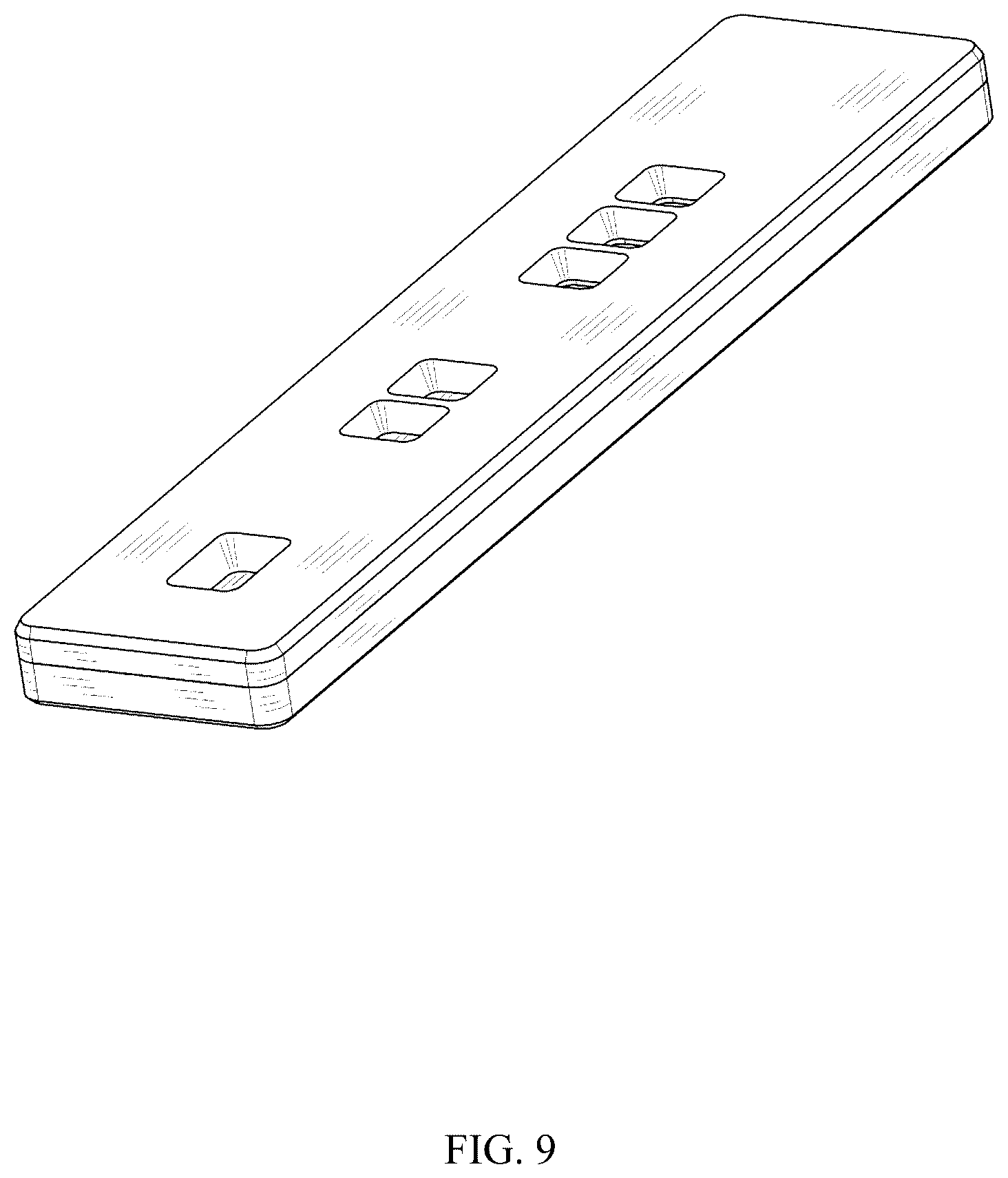 Patent USD1076143 Figure 9 – Test card