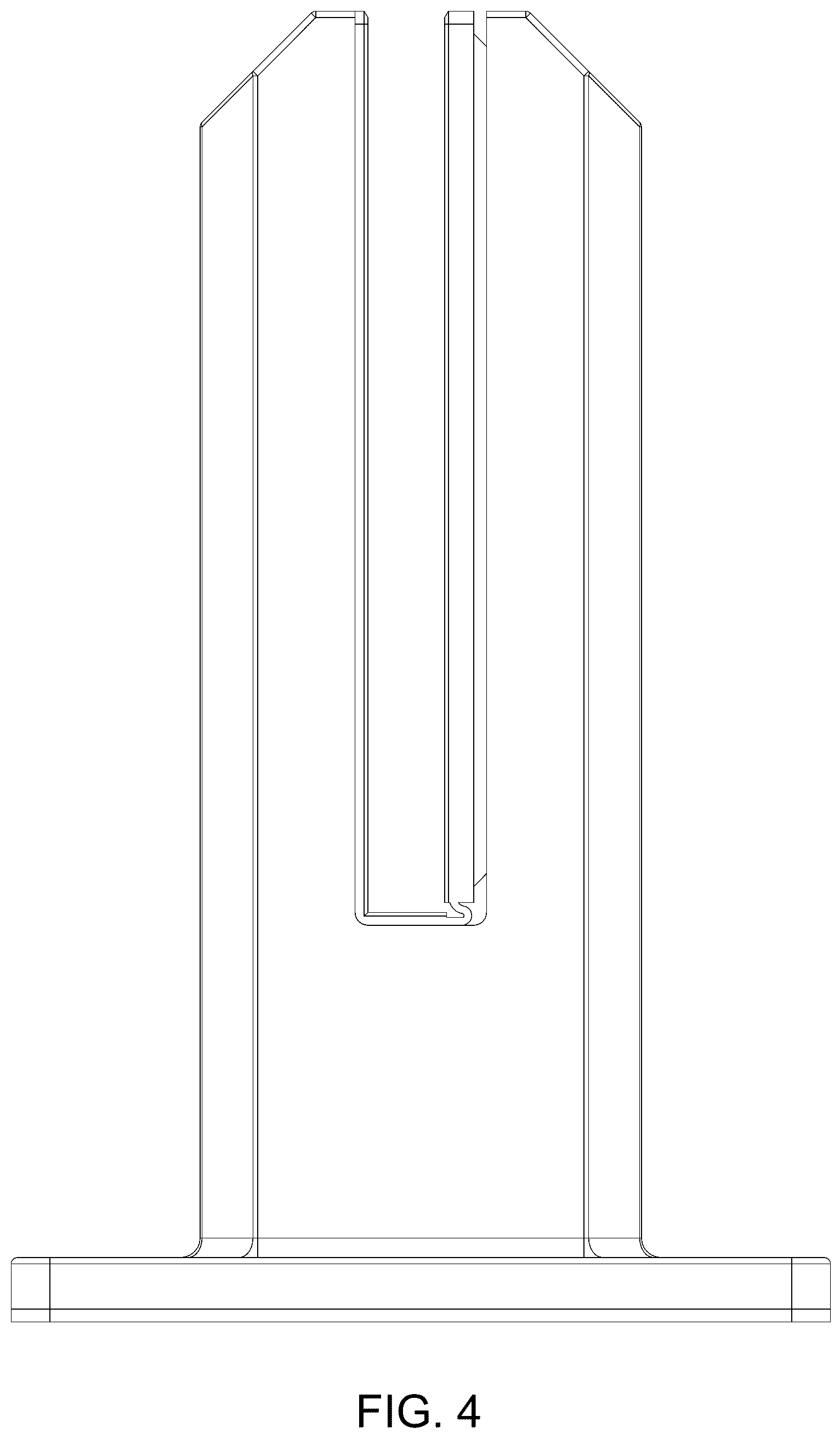 Patent USD1076145 Figure 4 – Spigot for a glass railing system