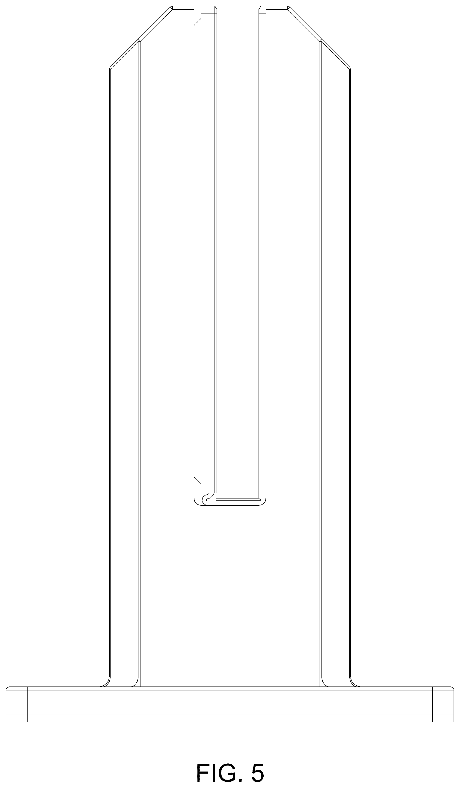 Patent USD1076145 Figure 5 – Spigot for a glass railing system