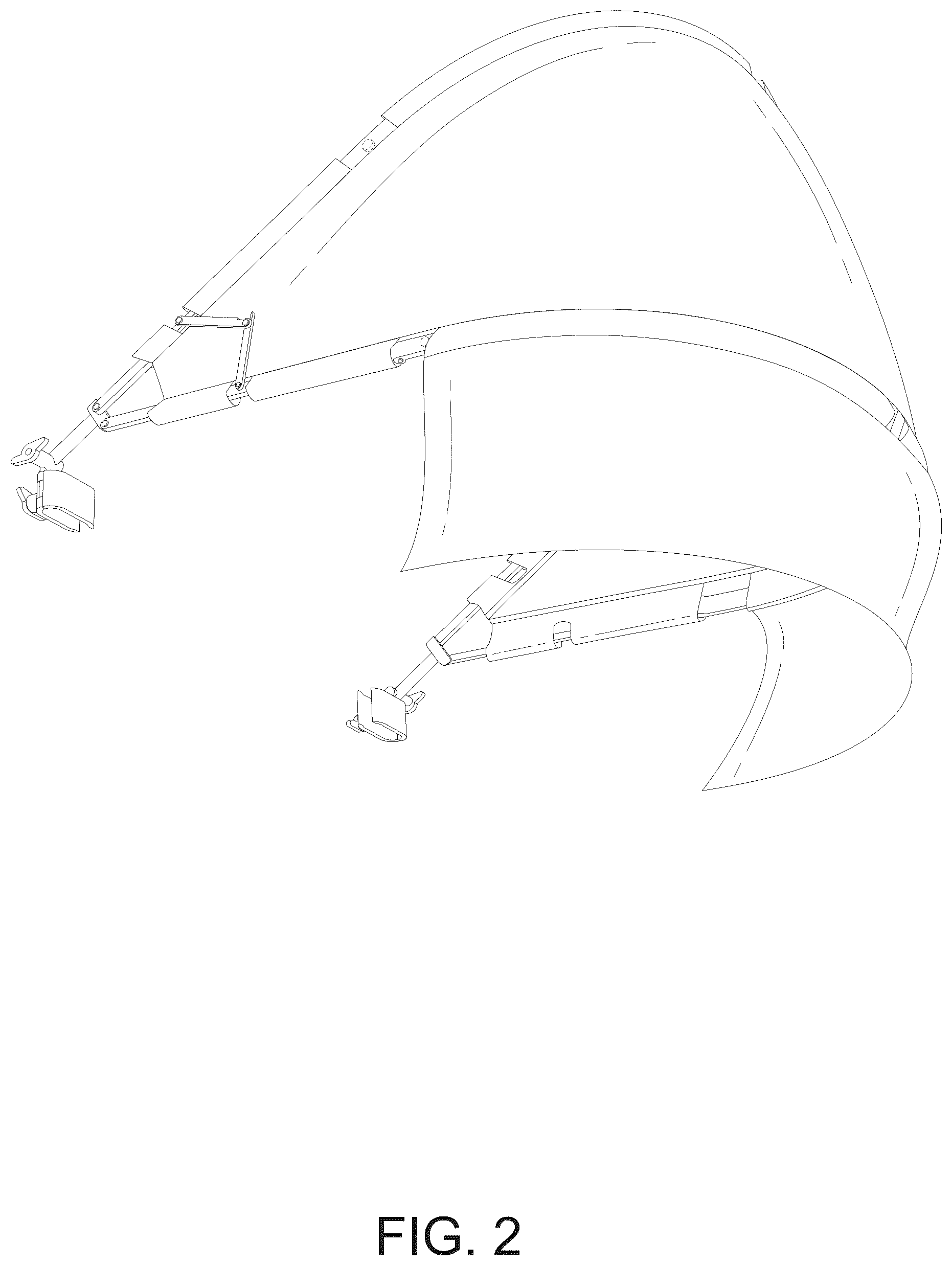 Patent USD1076146 Figure 2 – Awning