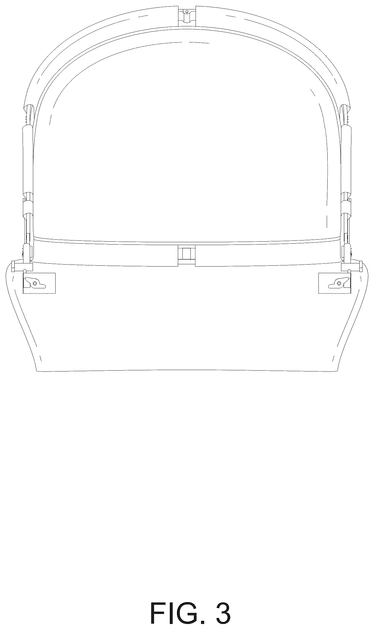 Patent USD1076146 Figure 3 – Awning
