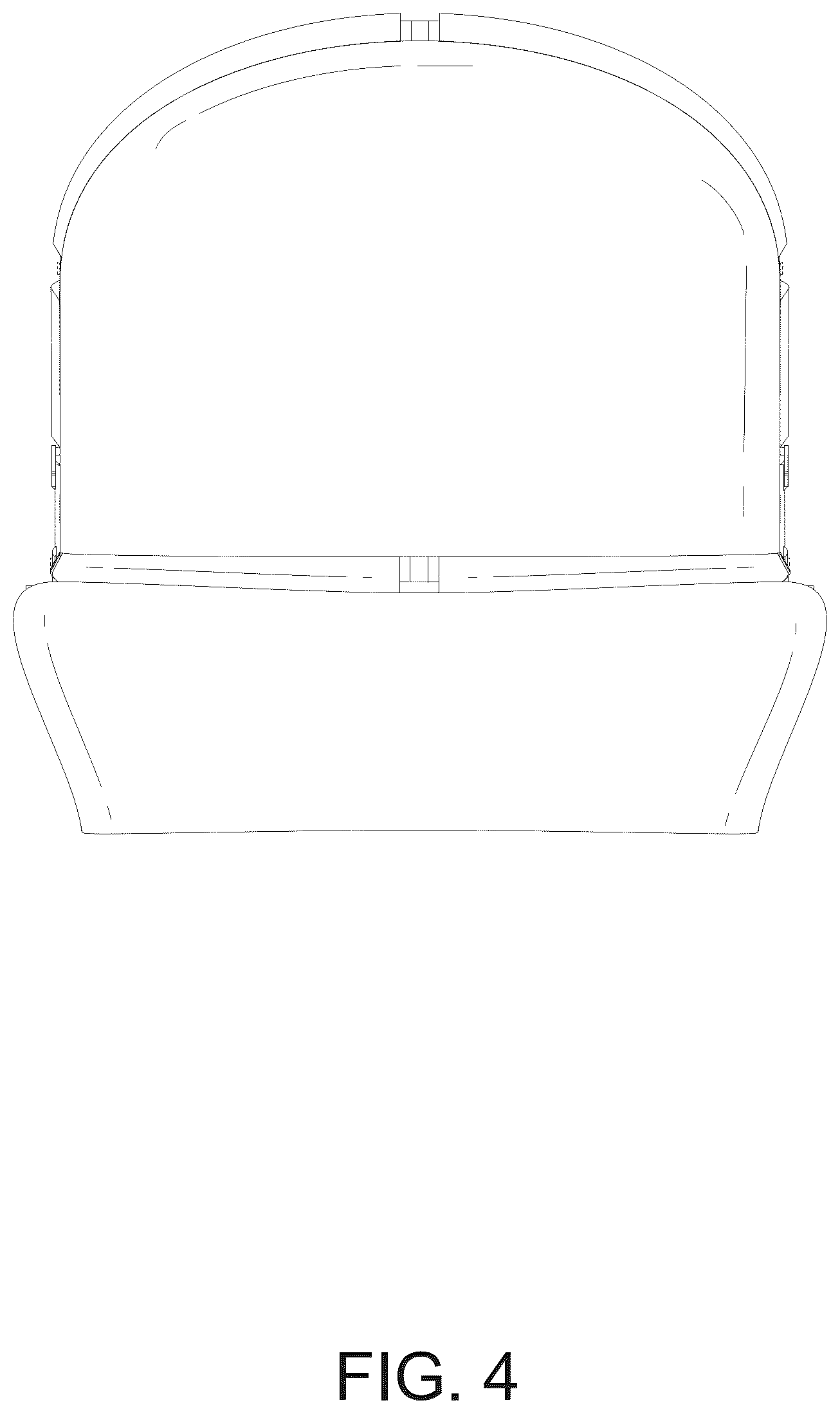 Patent USD1076146 Figure 4 – Awning
