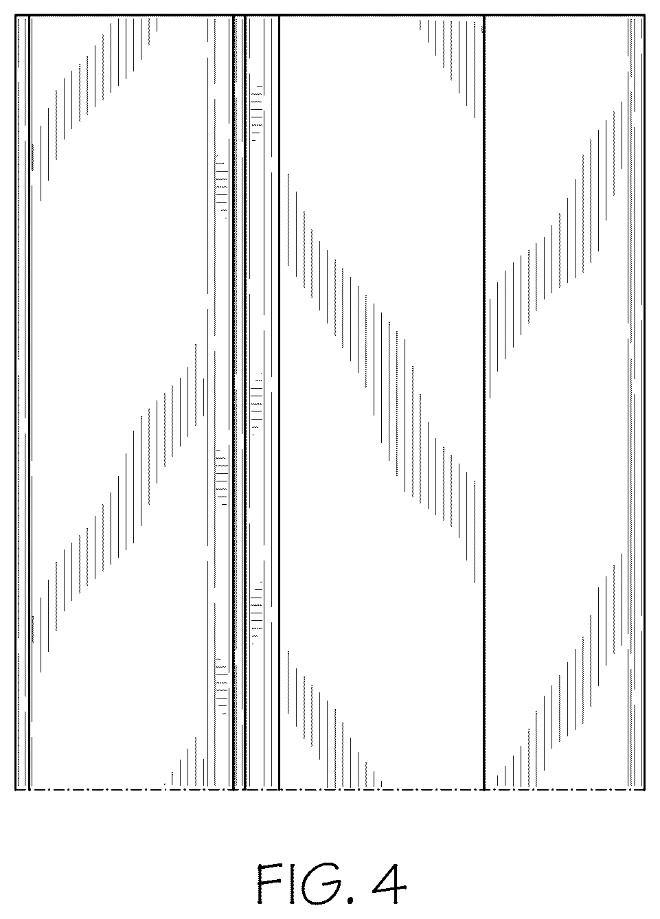 Patent USD1076147 Figure 4 – Window frame extrusion