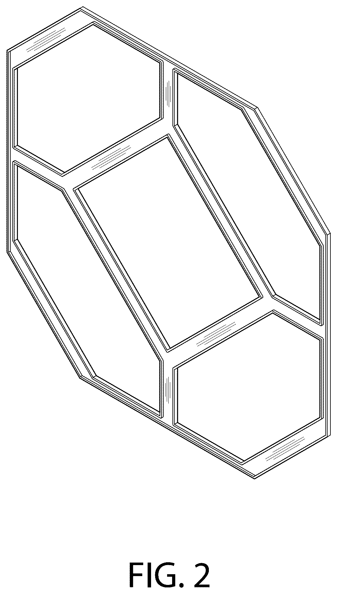 Patent USD1076149 Figure 2 – Monolithic panel