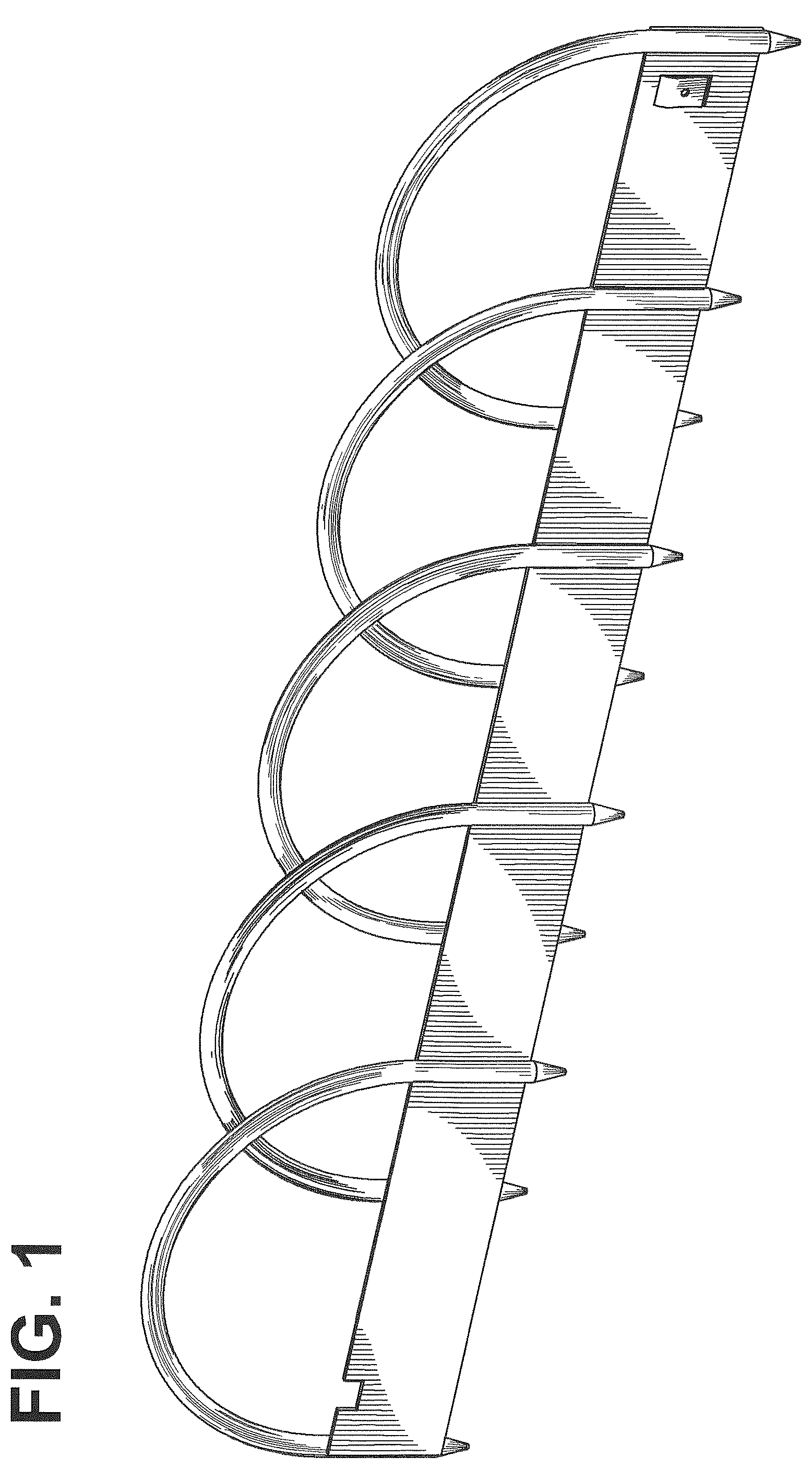 Patent USD1076151 — Lawn and garden edging — Figure 1